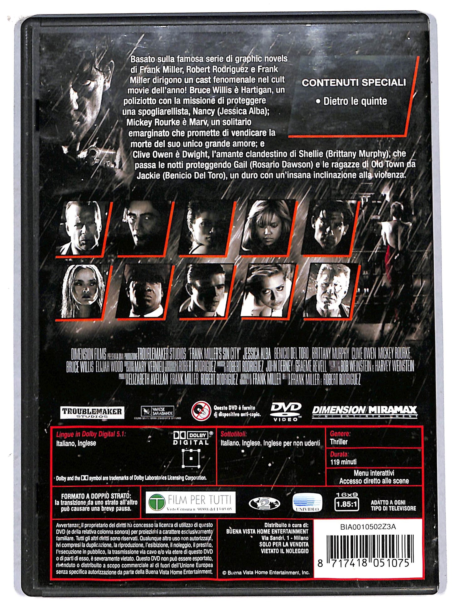 EBOND sin city DVD D707855