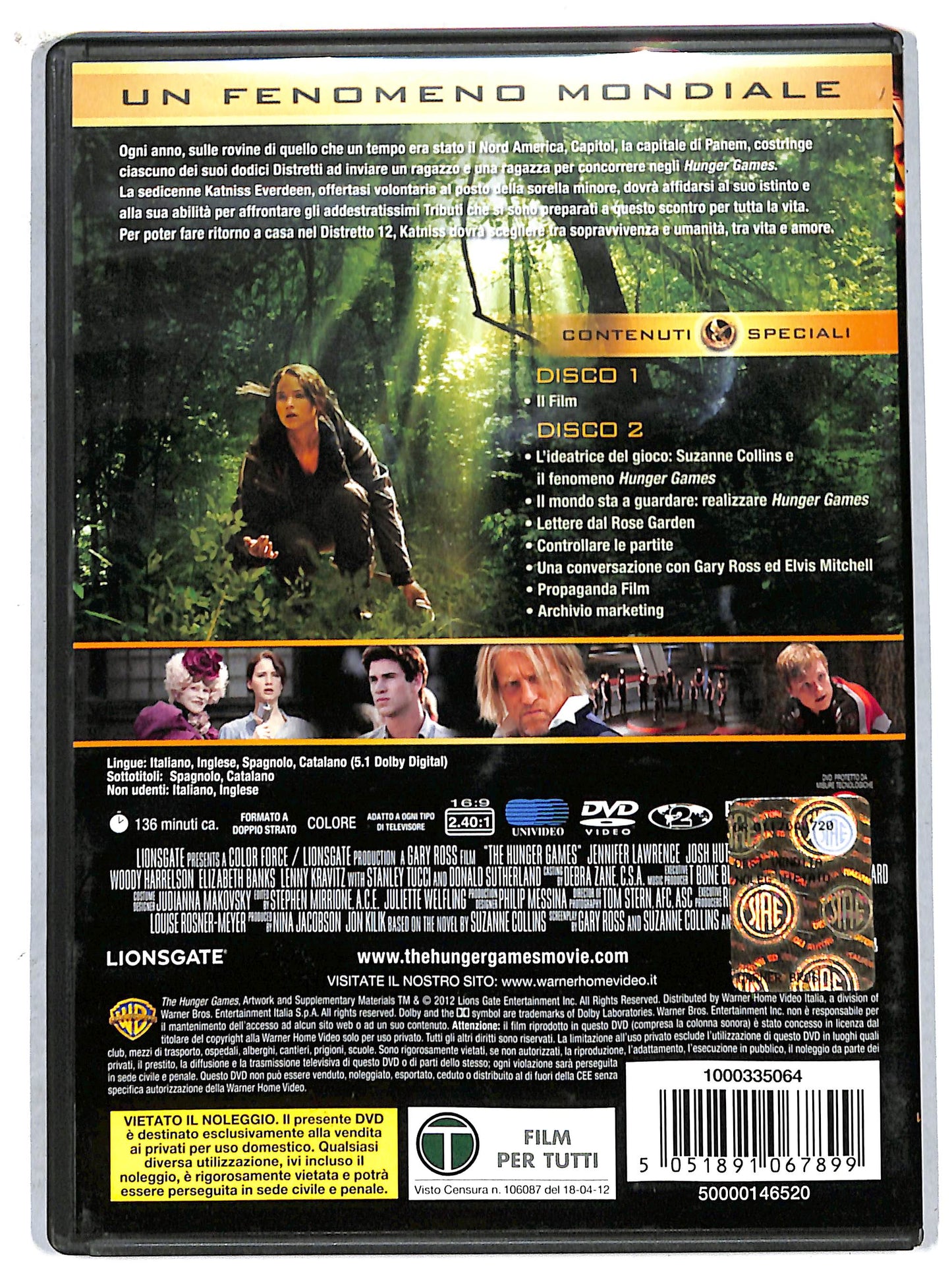 EBOND Hunger Games (2 dischi) DVD D708230