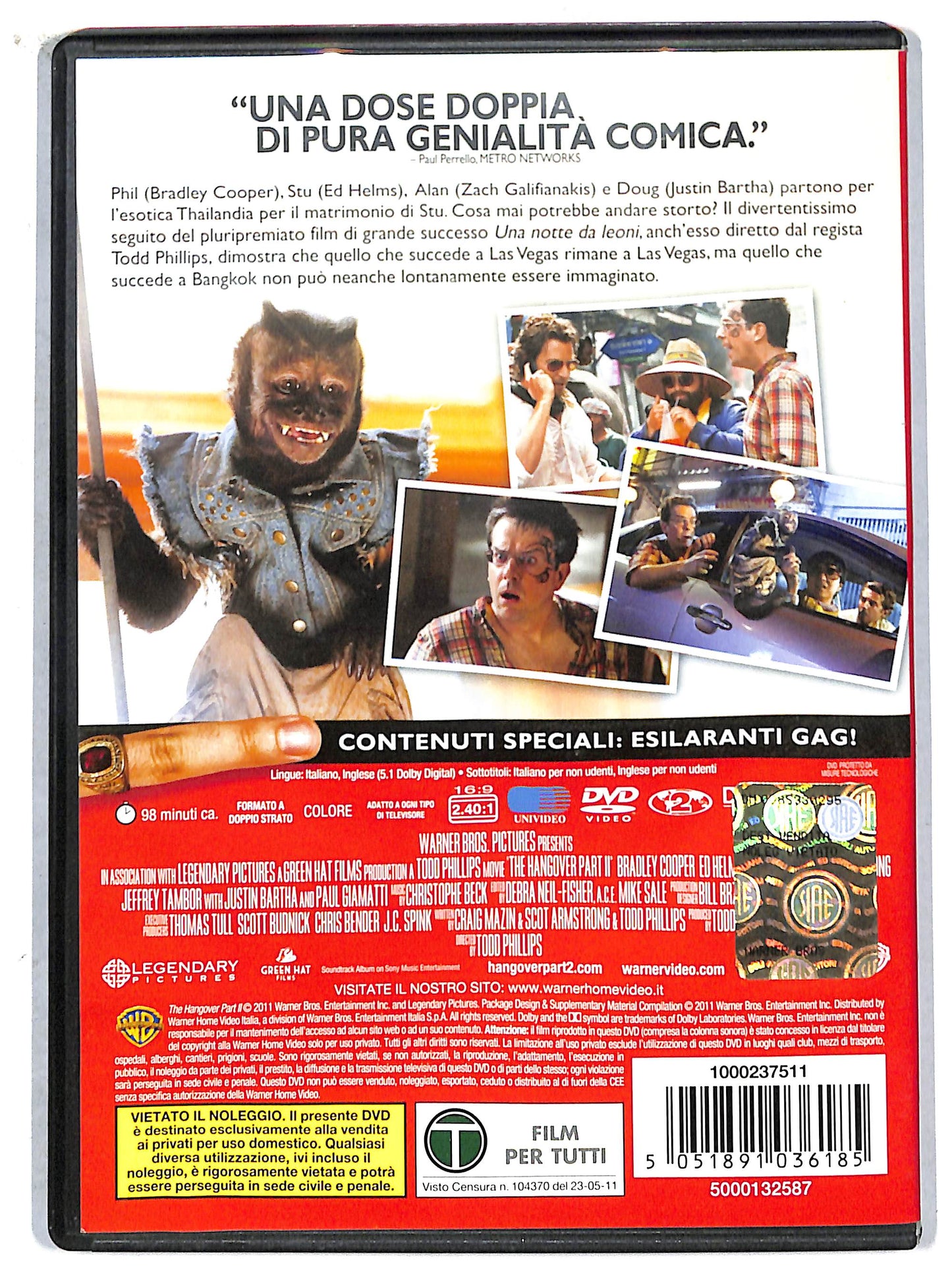 EBOND una notte da leoni 2 DVD D708240