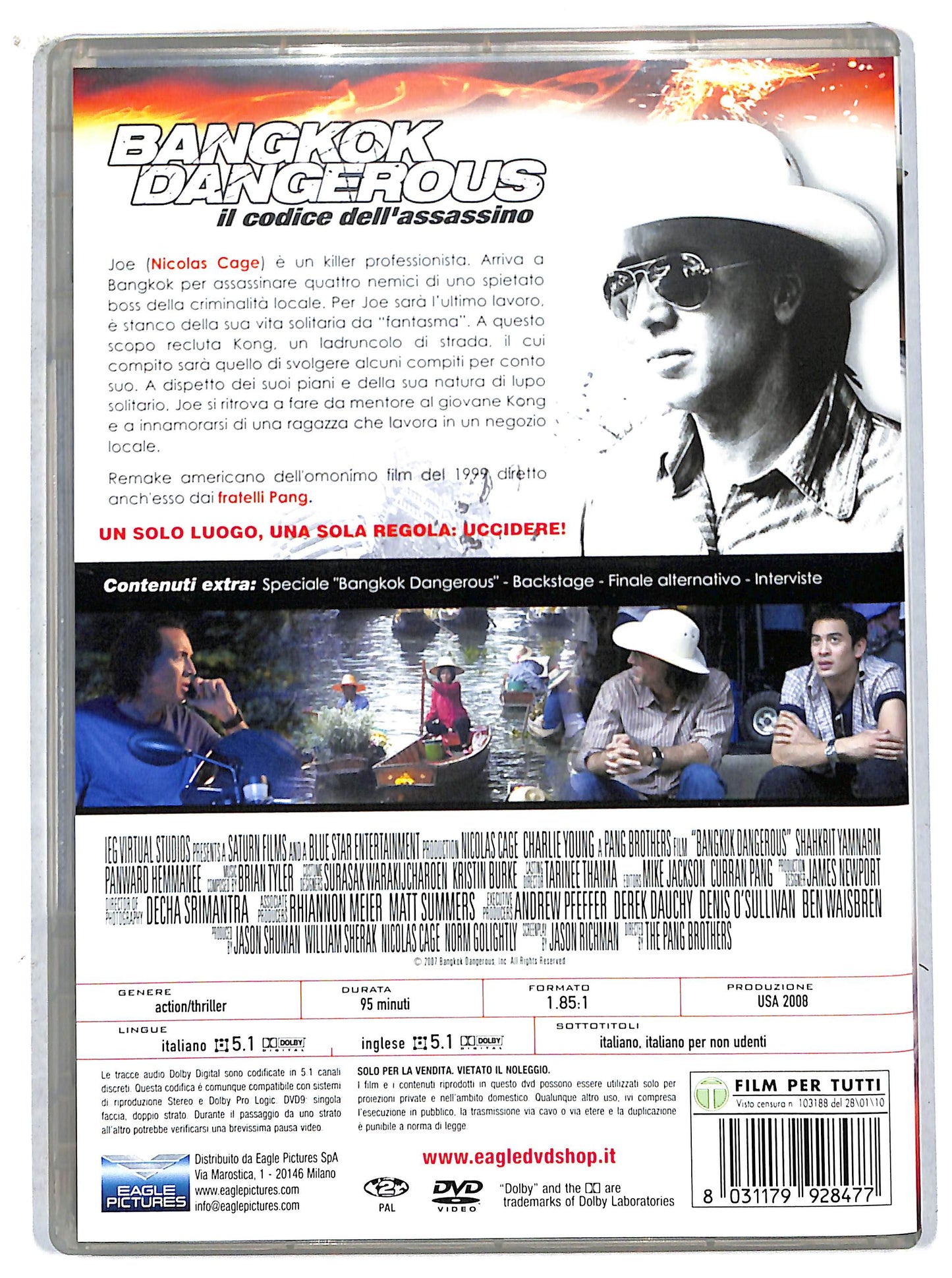 EBOND bangkok dangerous - il codice dell'assassino DVD D708261