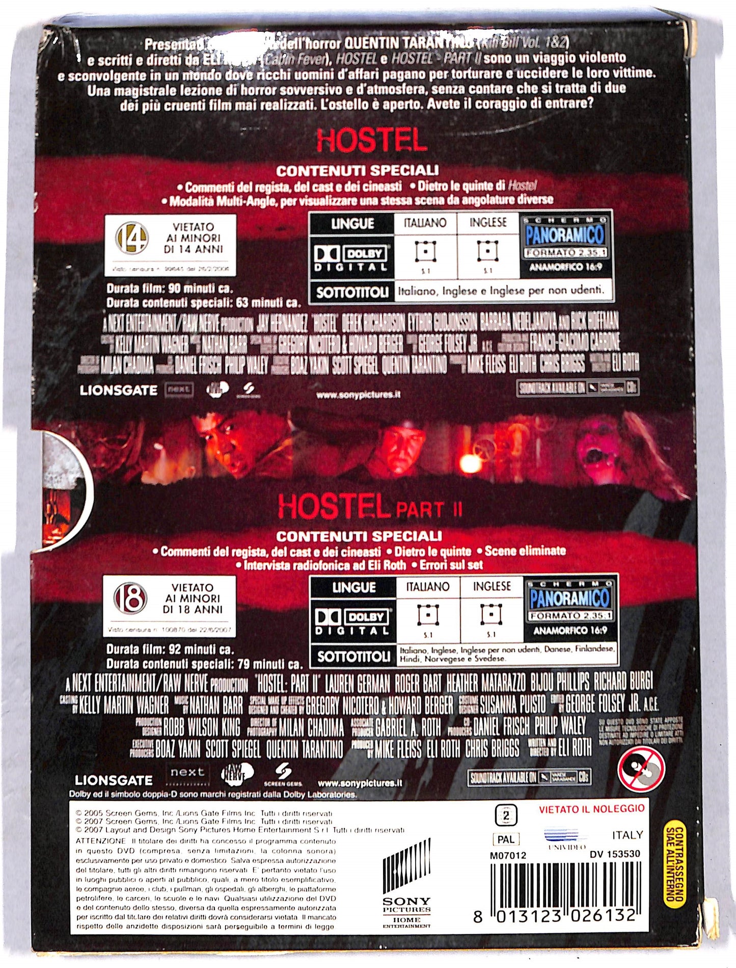 EBOND Hostel part 1 + 2 DVD D708316
