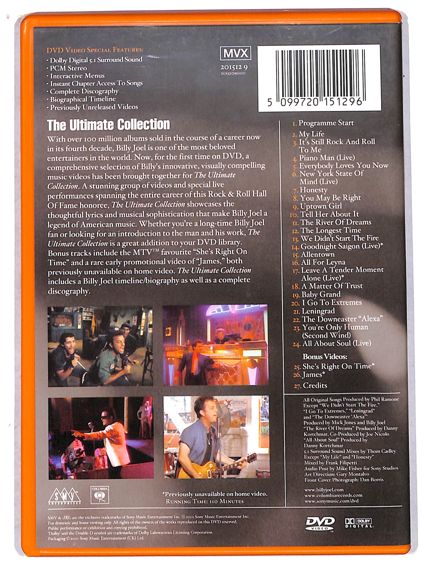 EBOND billy joel - the ultimate collection DVD D708328