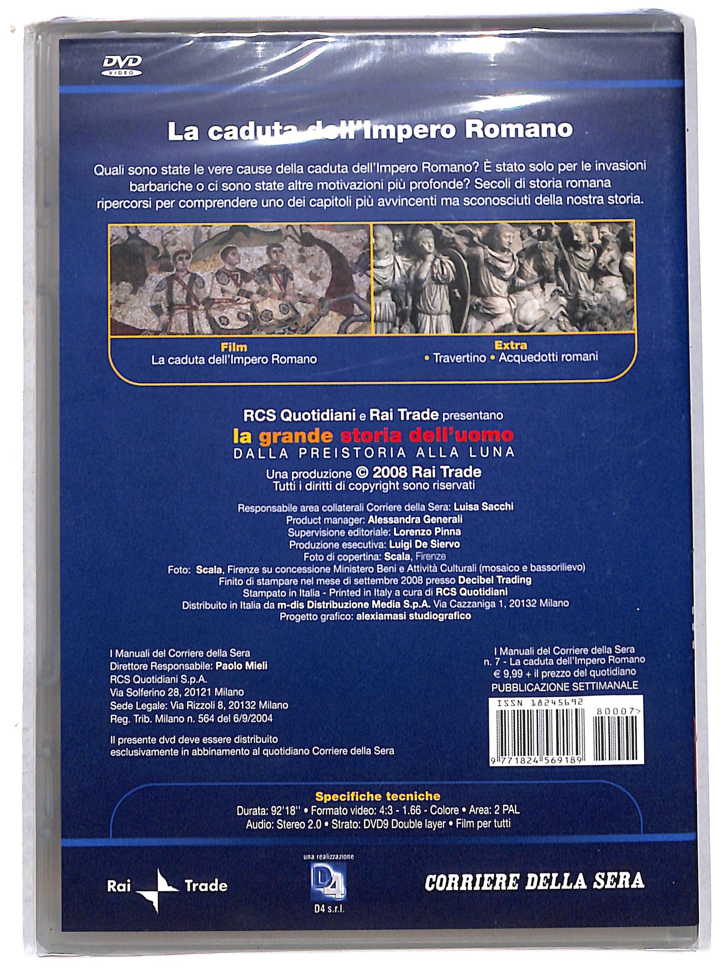 EBOND La caduta dell'impero romano volume 7  EDITORIALE DVD D708405