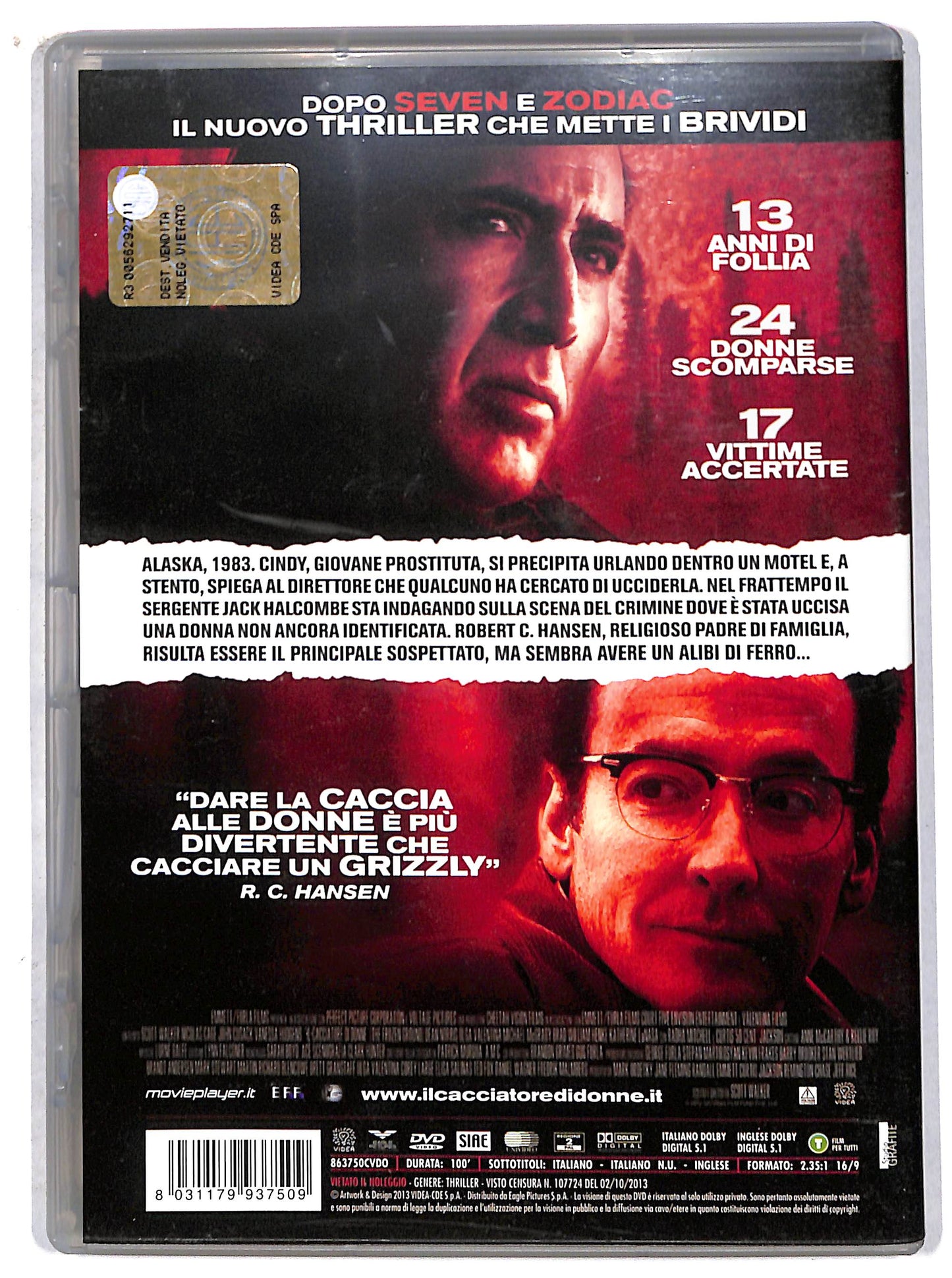 EBOND il cacciatore di donne DVD D708436