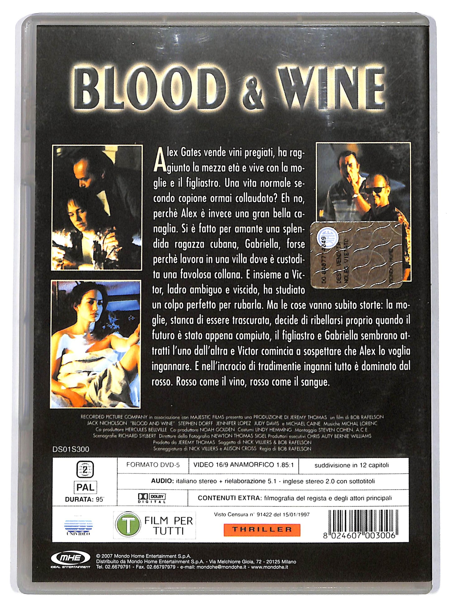 EBOND Blood e Wine DVD D708523