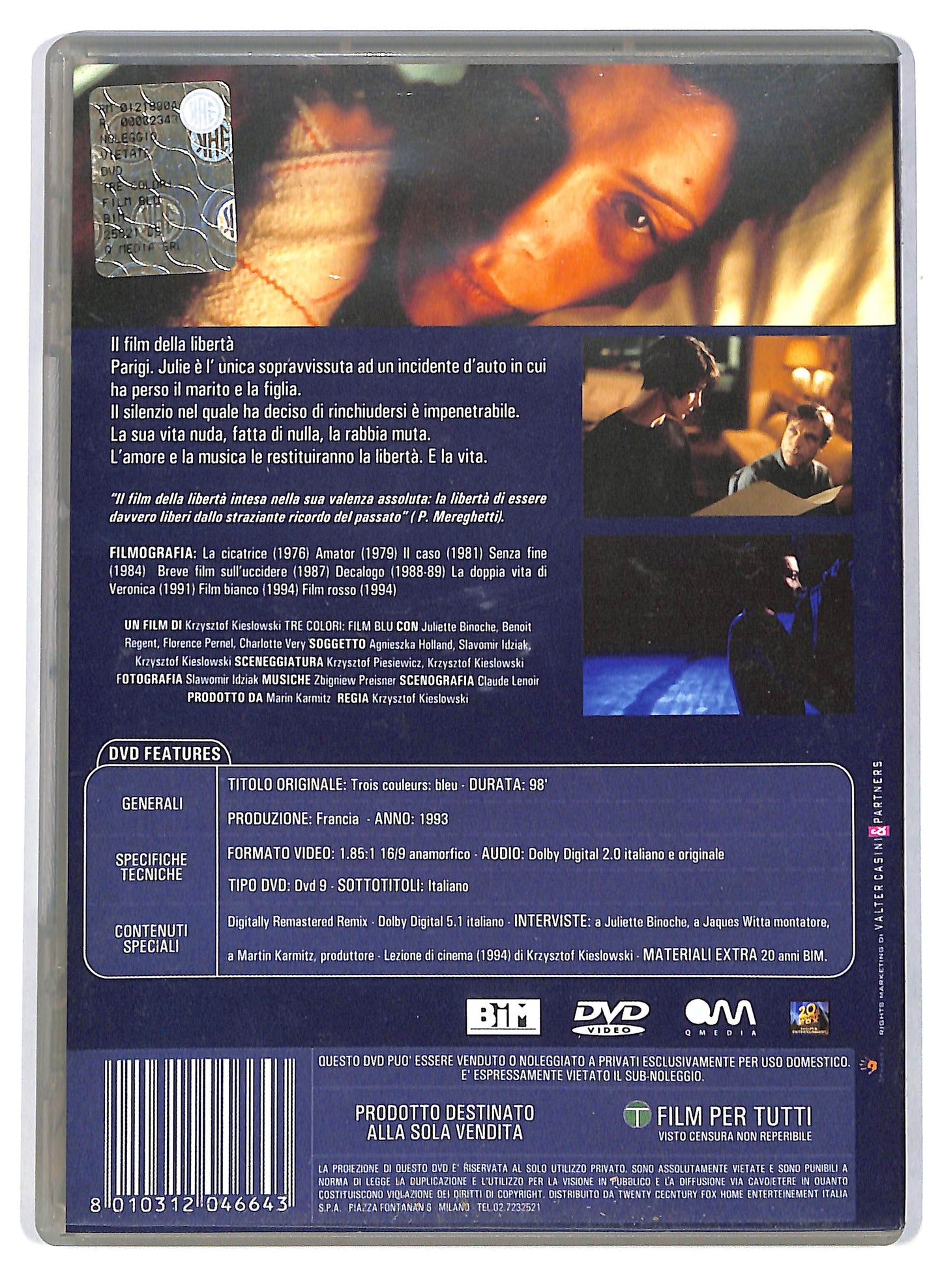 EBOND Tre colori - Film blu DVD D708542