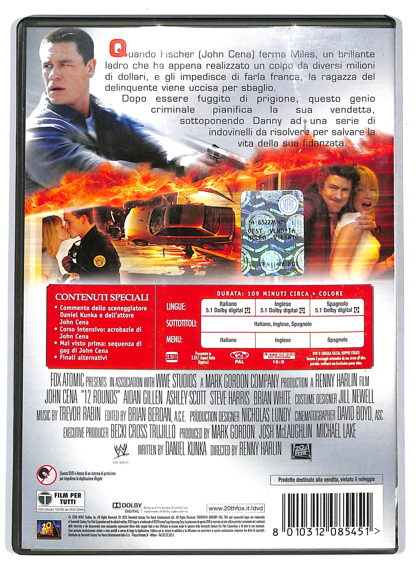 EBOND John Cena - 12 Round Unrated  DVD D708555