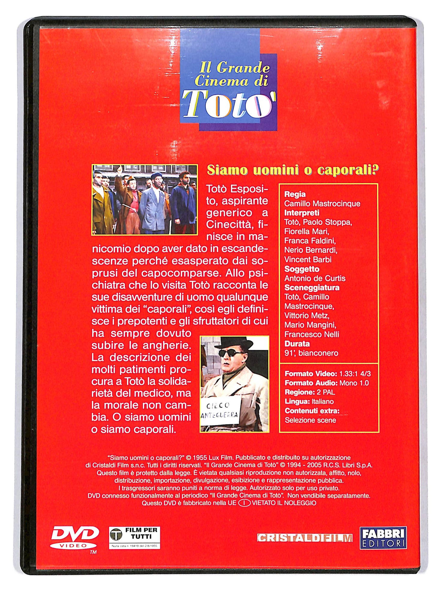 EBOND Siamo uomini o caporali EDITORIALE DVD D708610