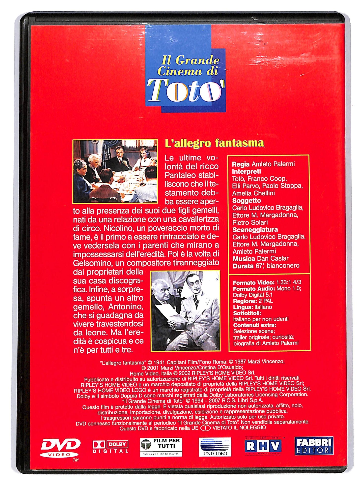 EBOND L'allegro fantasma EDITORIALE DVD D708620