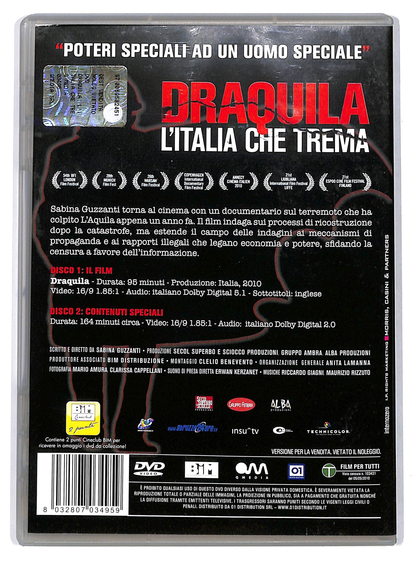 EBOND Draquila - L'Italia che trema 2 dvd DVD D708716