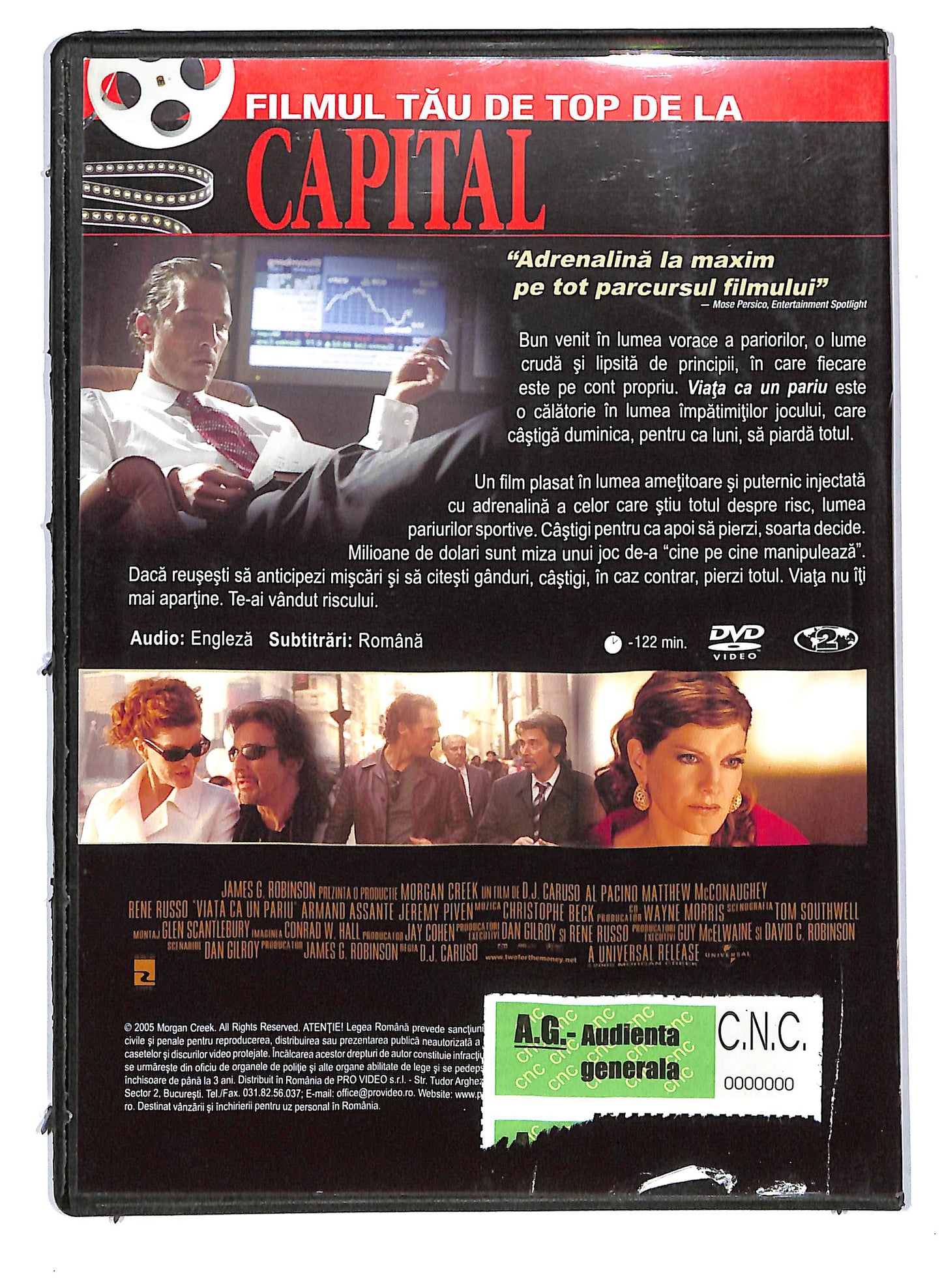 EBOND Viata ca un Pariu  DVD D708756