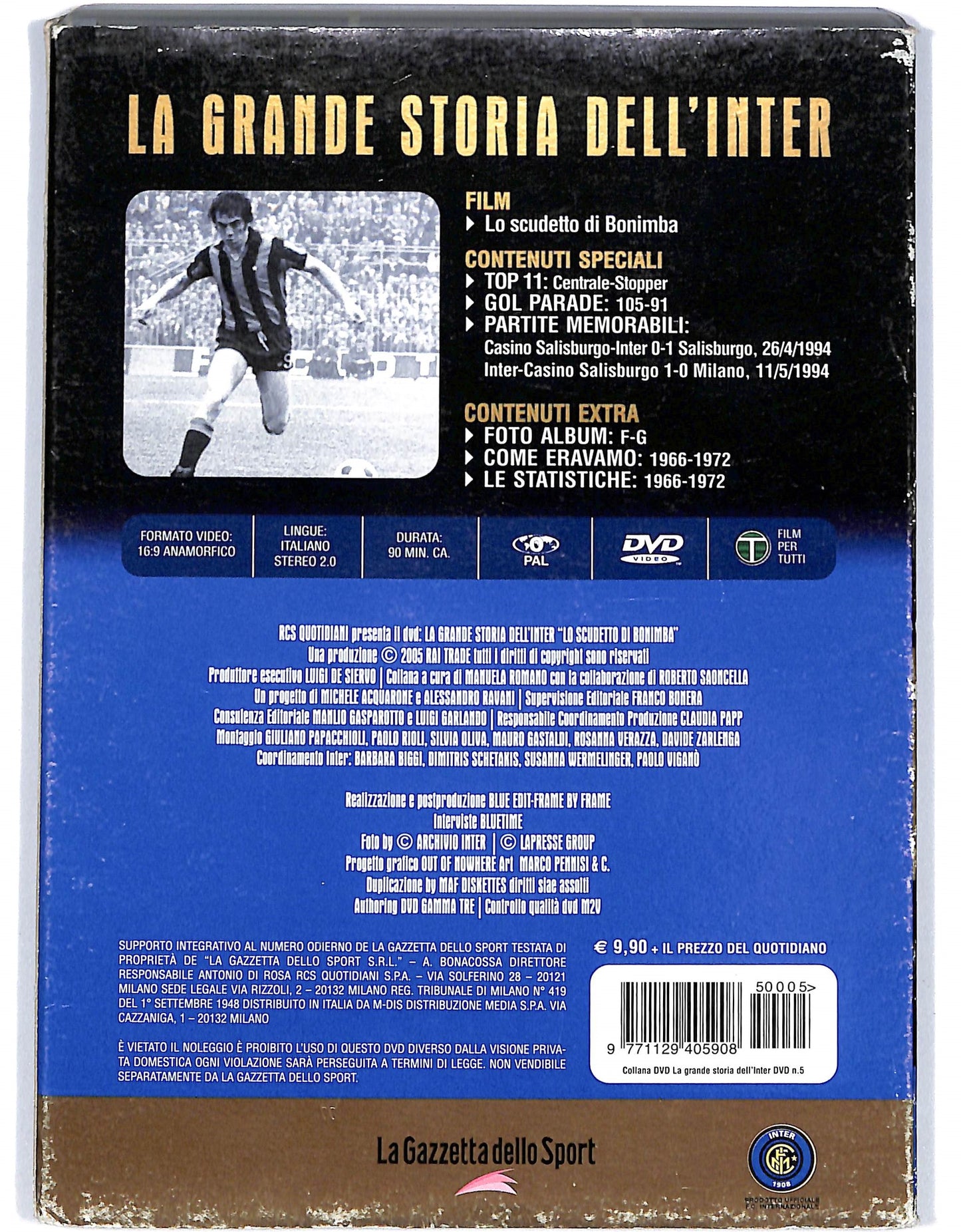 EBOND Storia dell'Inter - Lo scudetto di Bonimba Vol.5 EDITORIALE  DVD D708946