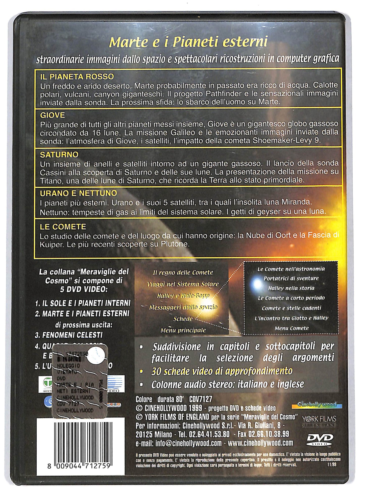 EBOND Meraviglie del Cosmo - Marte e i Pianeti esterni volume 2  DVD D709202