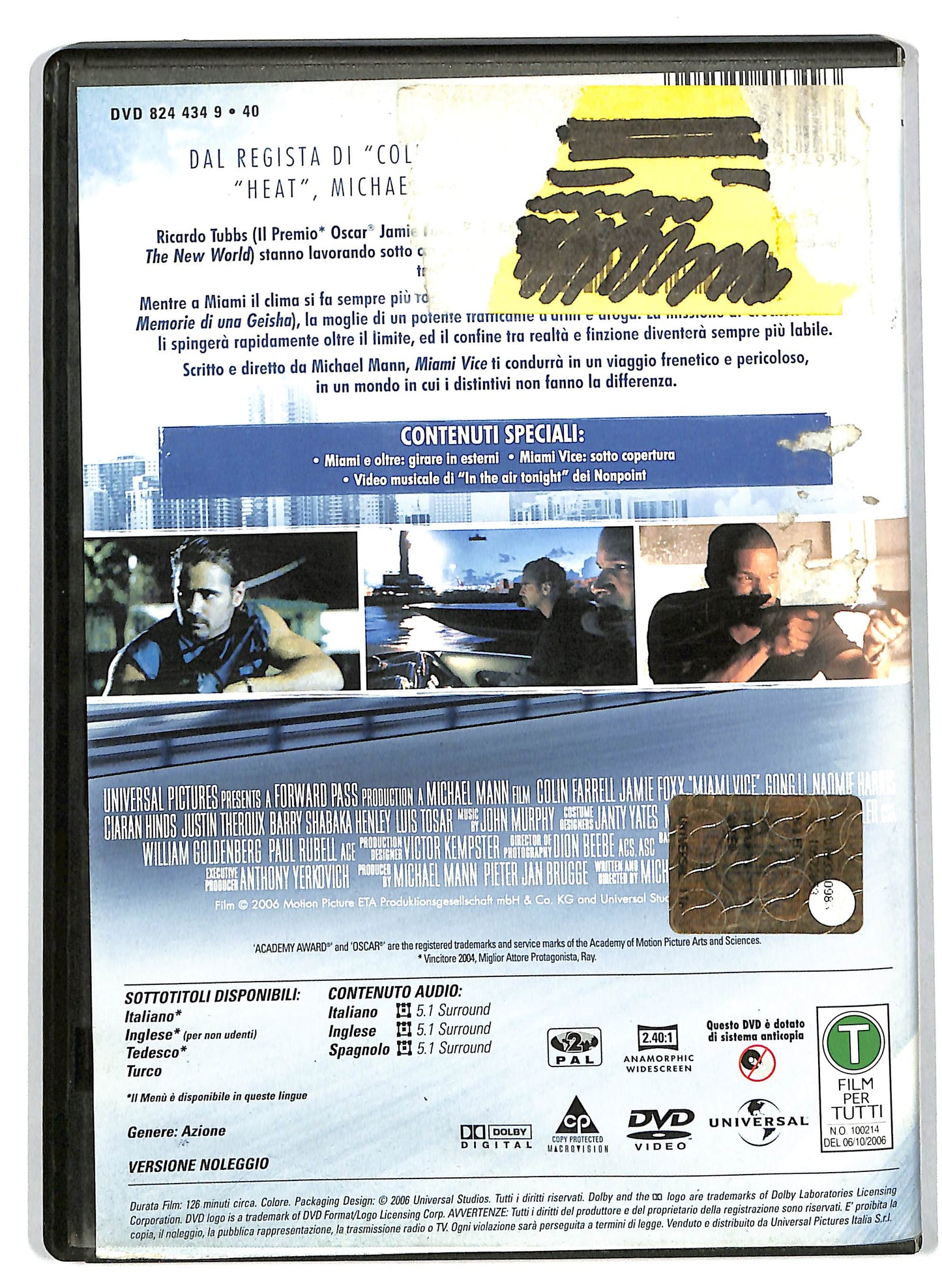 EBOND Miami Vice  NOLEGGIO DVD D709341