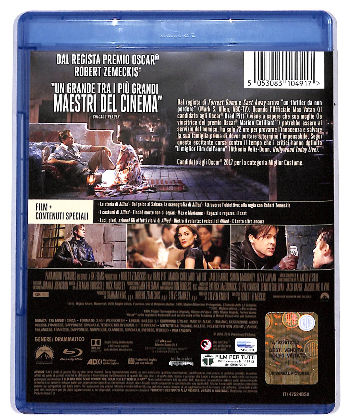 EBOND allied - un'ombra nascosta BLURAY D709456