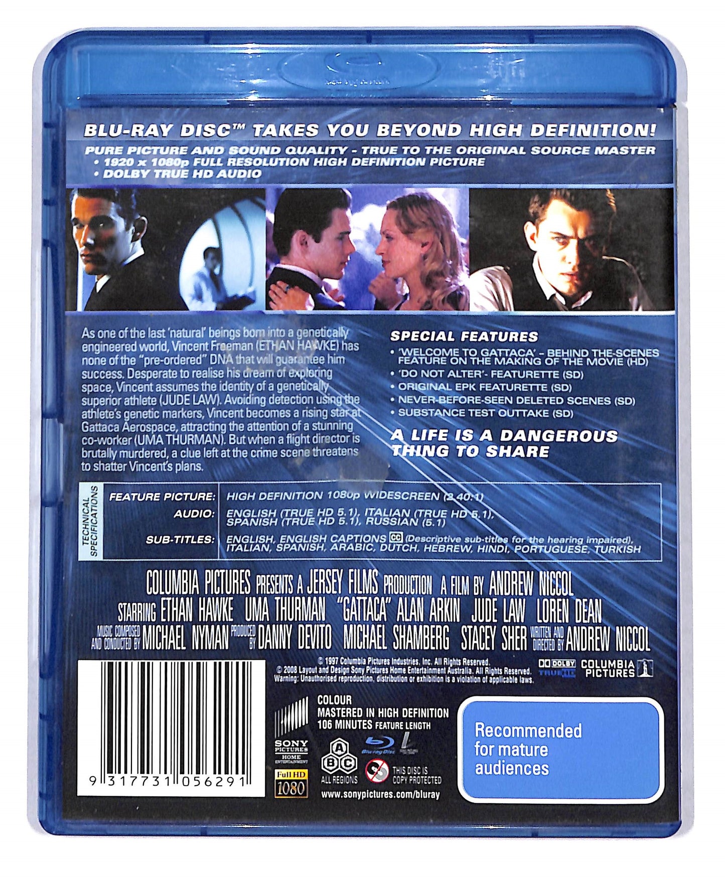 EBOND Gattaca BLURAY D709531