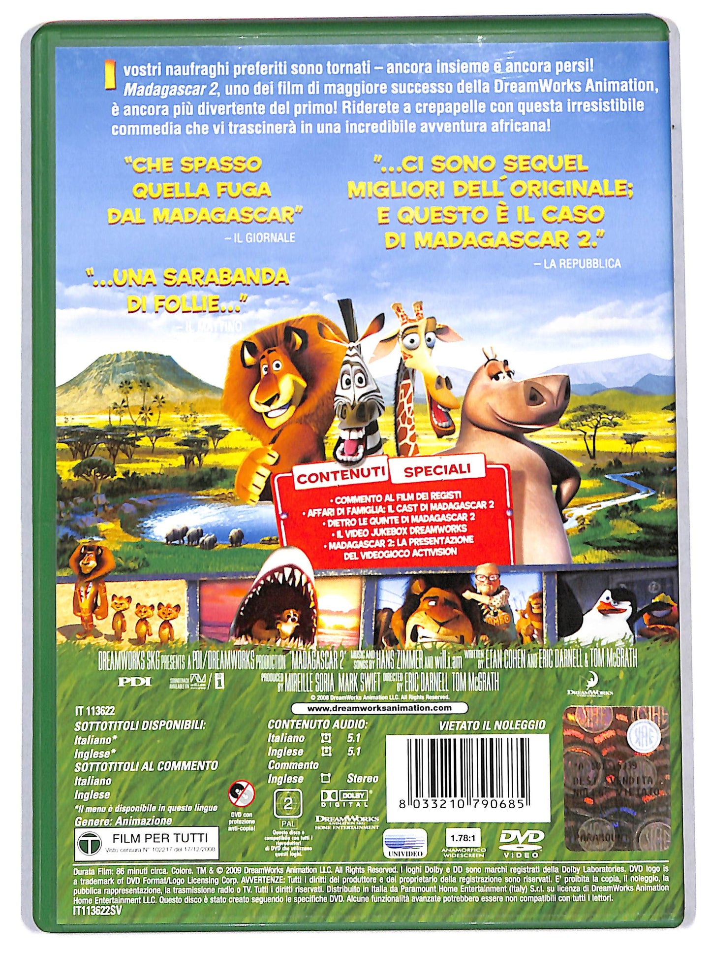EBOND Madagascar 2 DVD D709651