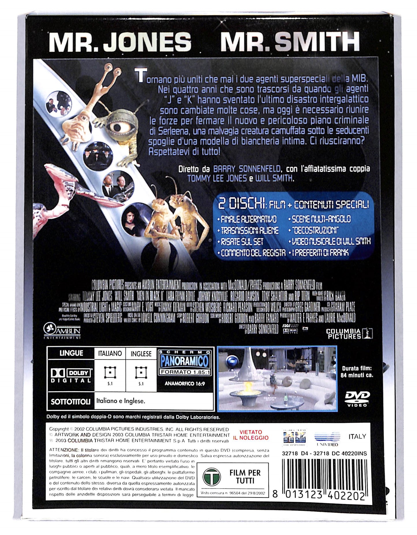 EBOND Men in Black 2 (2 dischi) DIGIPACK DVD D709662