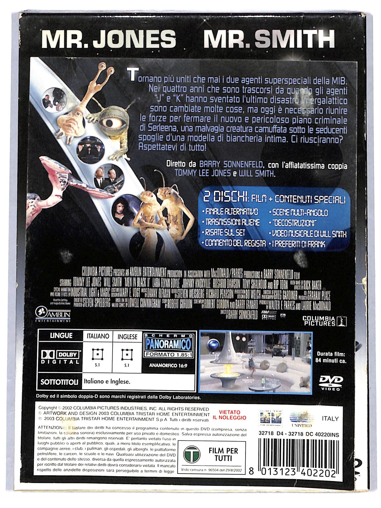 EBOND men in black II DIGIPACK DVD D709805