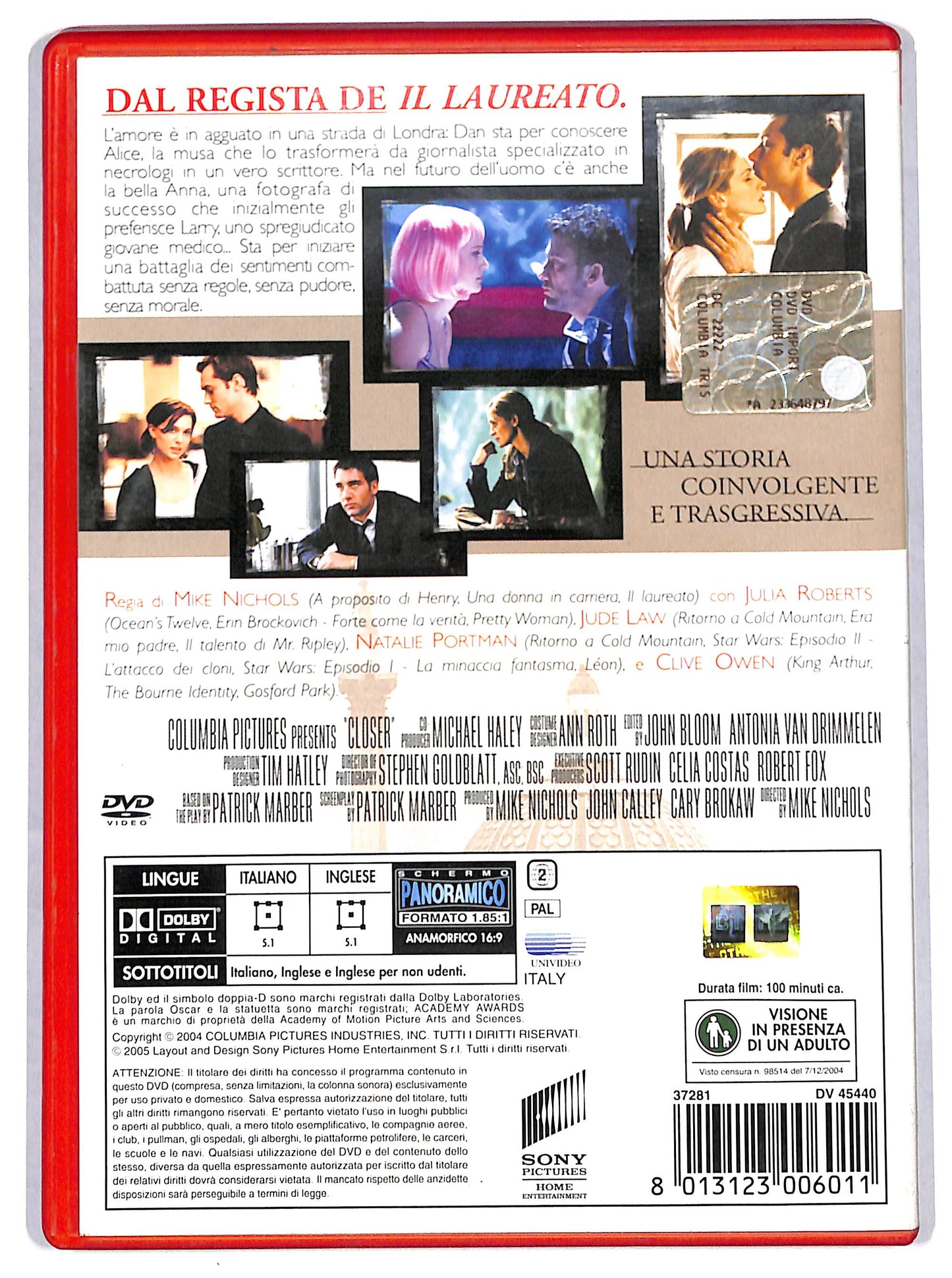 EBOND closer  NOLEGGIO DVD D709908