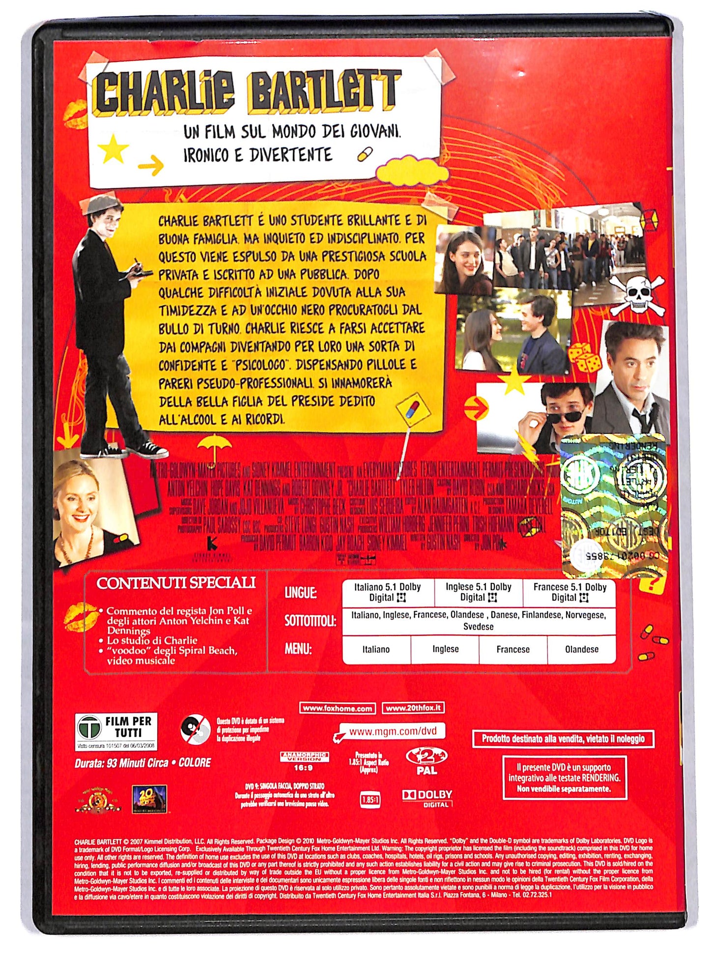 EBOND Charlie Bartlett  EDITORIALE DVD D709924