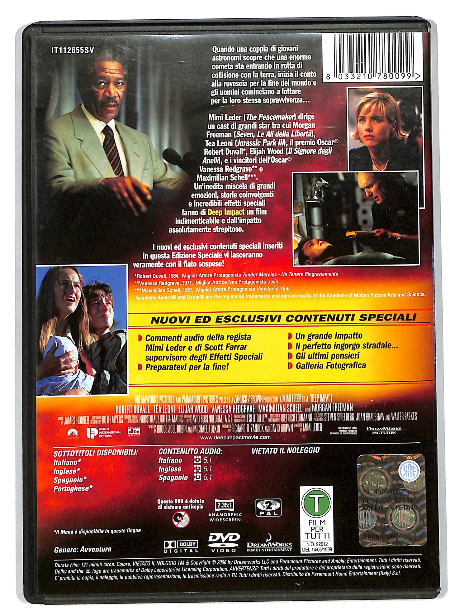 EBOND Deep impact -  EDIZIONE SPECIALE DVD D710027