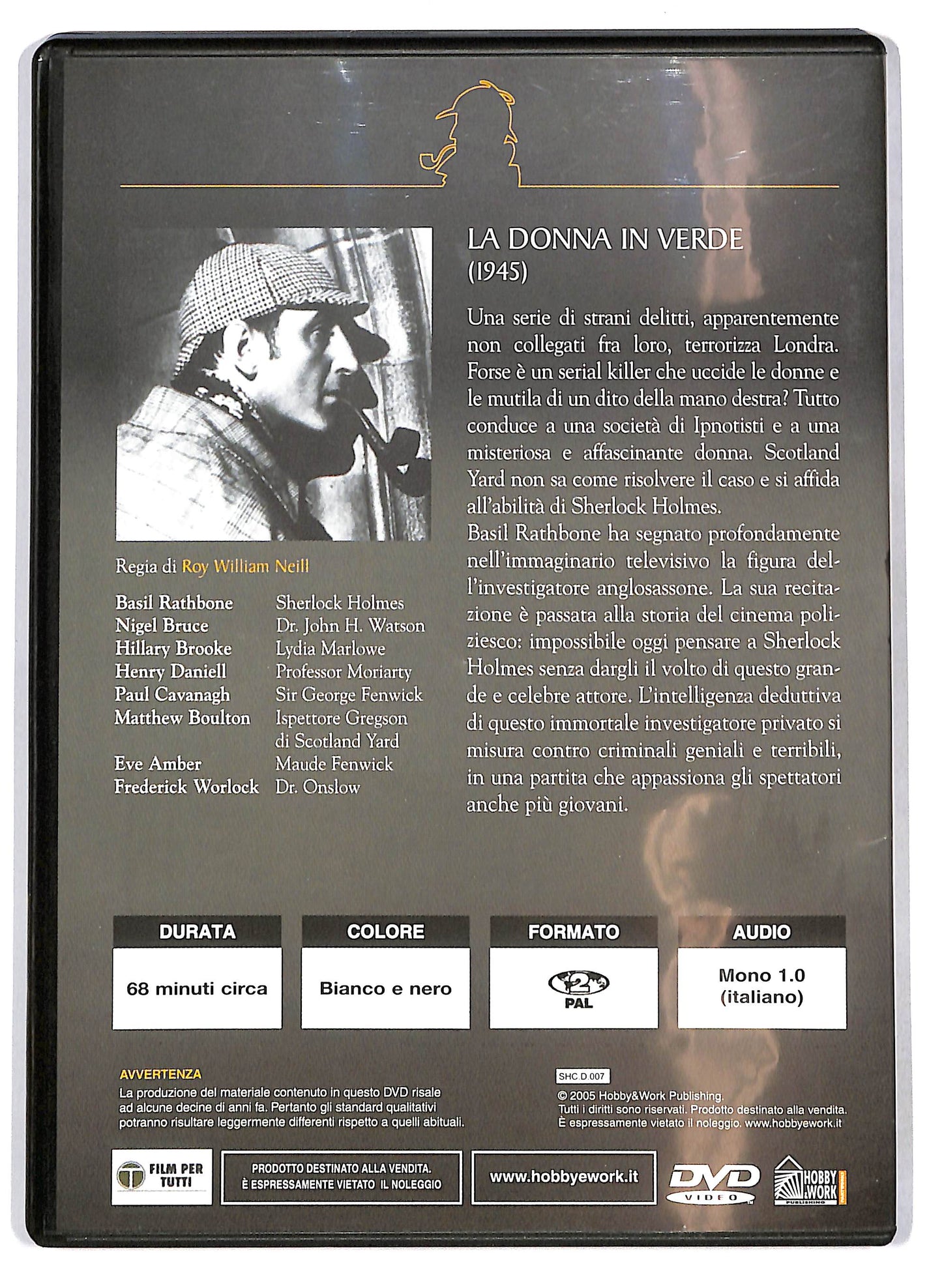 EBOND Sherlock Holmes Collection - La donna in verde EDITORIALE DVD D710041