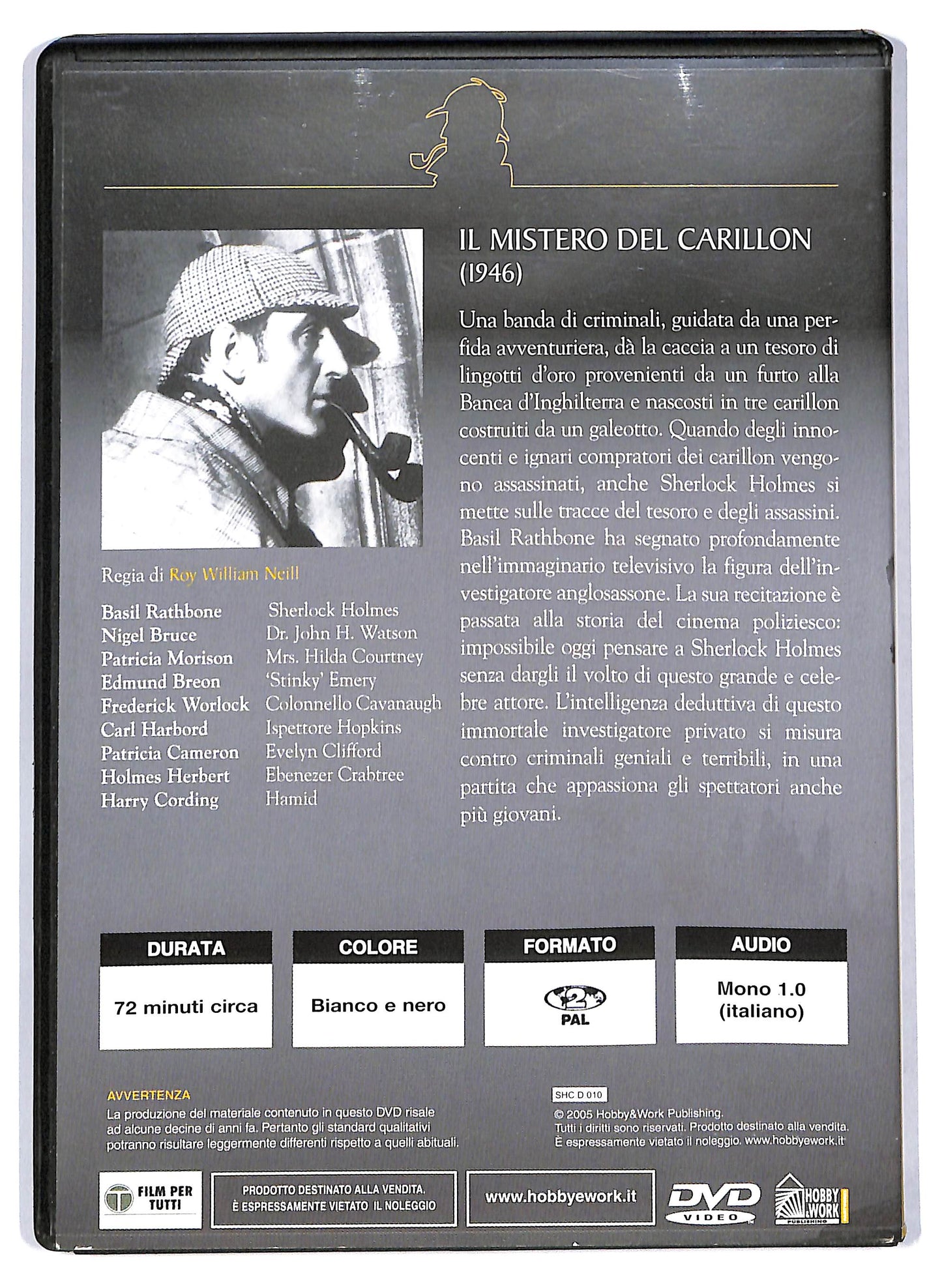 EBOND Sherlock Holmes - Il mistero del Carillon EDITORIALE DVD D710048
