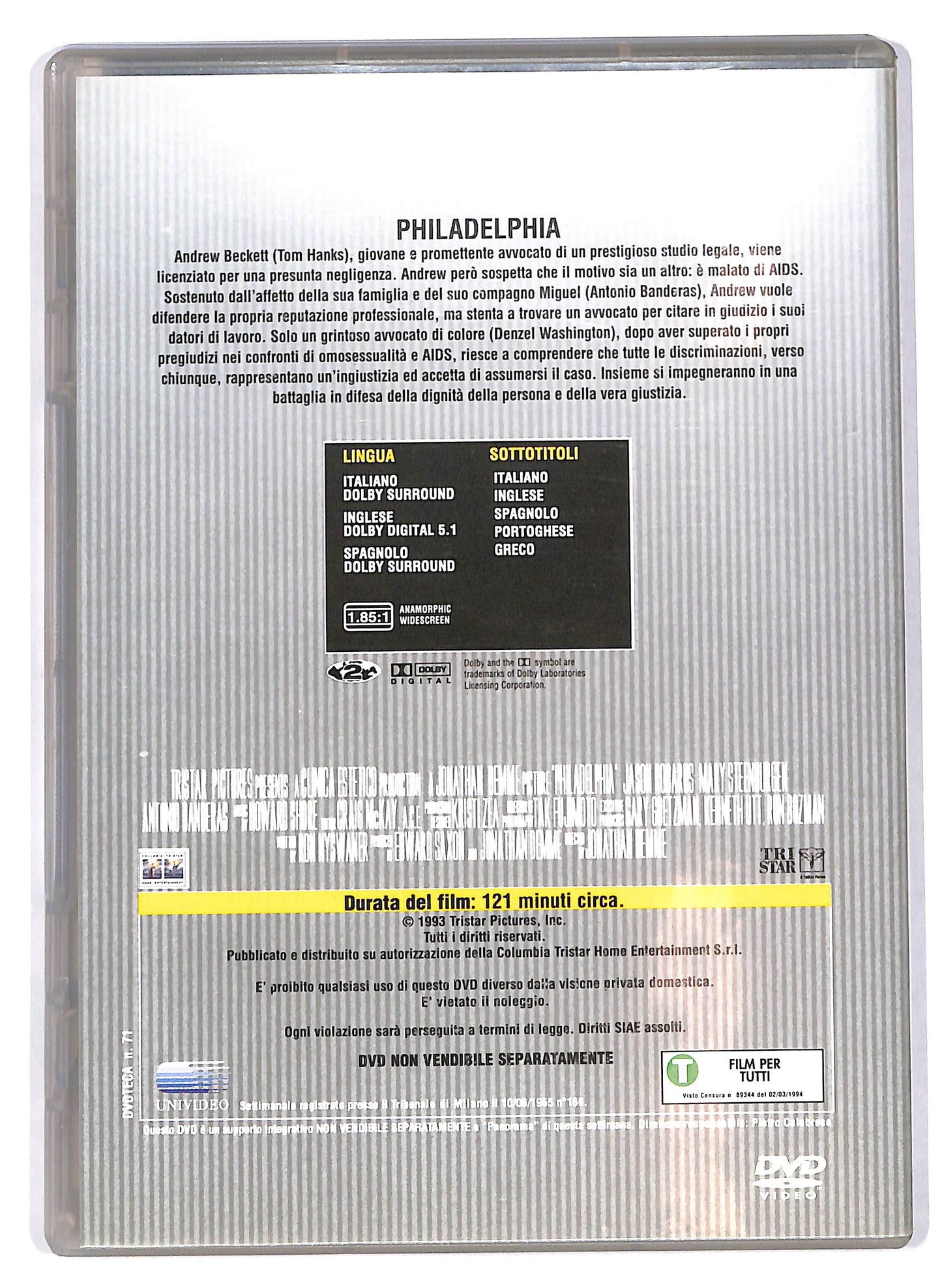 EBOND Philadelphia EDITORIALE DVD D710219