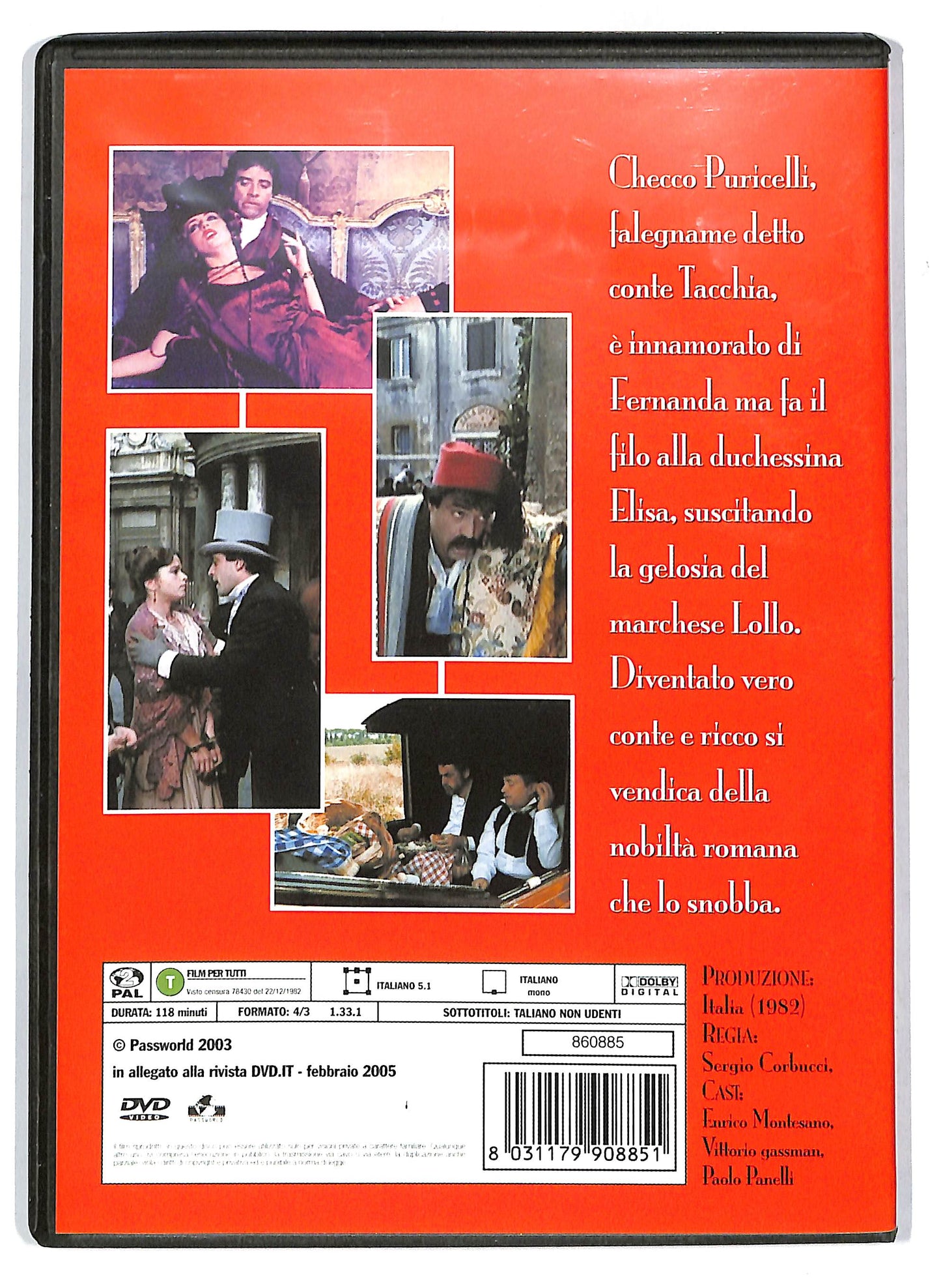 EBOND Il conte Tacchia  DVD D710408