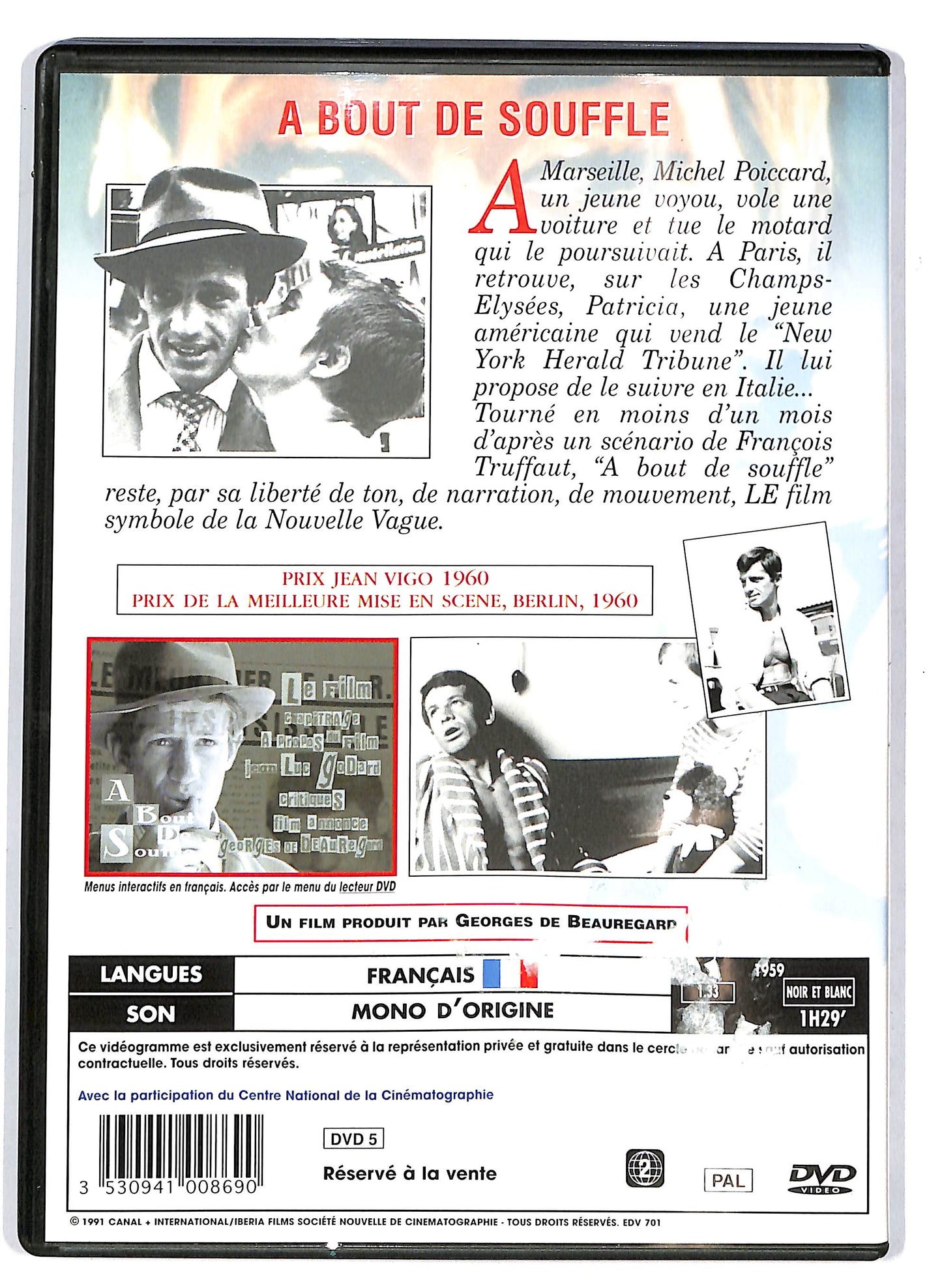 EBOND A bout de souffle DVD D710541