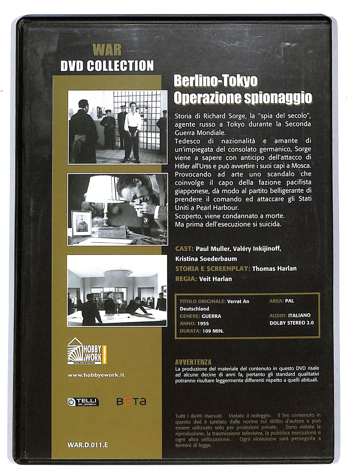 EBOND Berlino - Tokyo - Operazione spionaggio EDITORIALE  DVD D710643