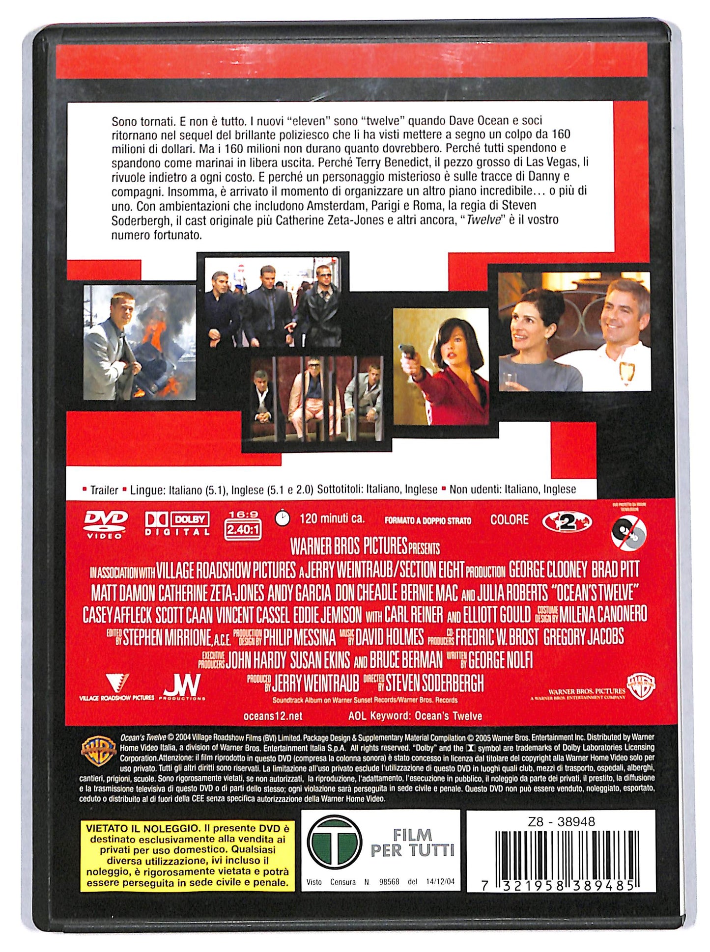 EBOND ocean's twelve DVD D710757