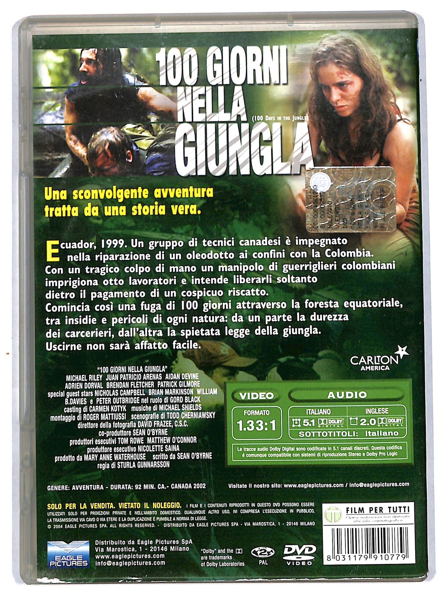 EBOND 100 giorni nella giungla DVD D711403