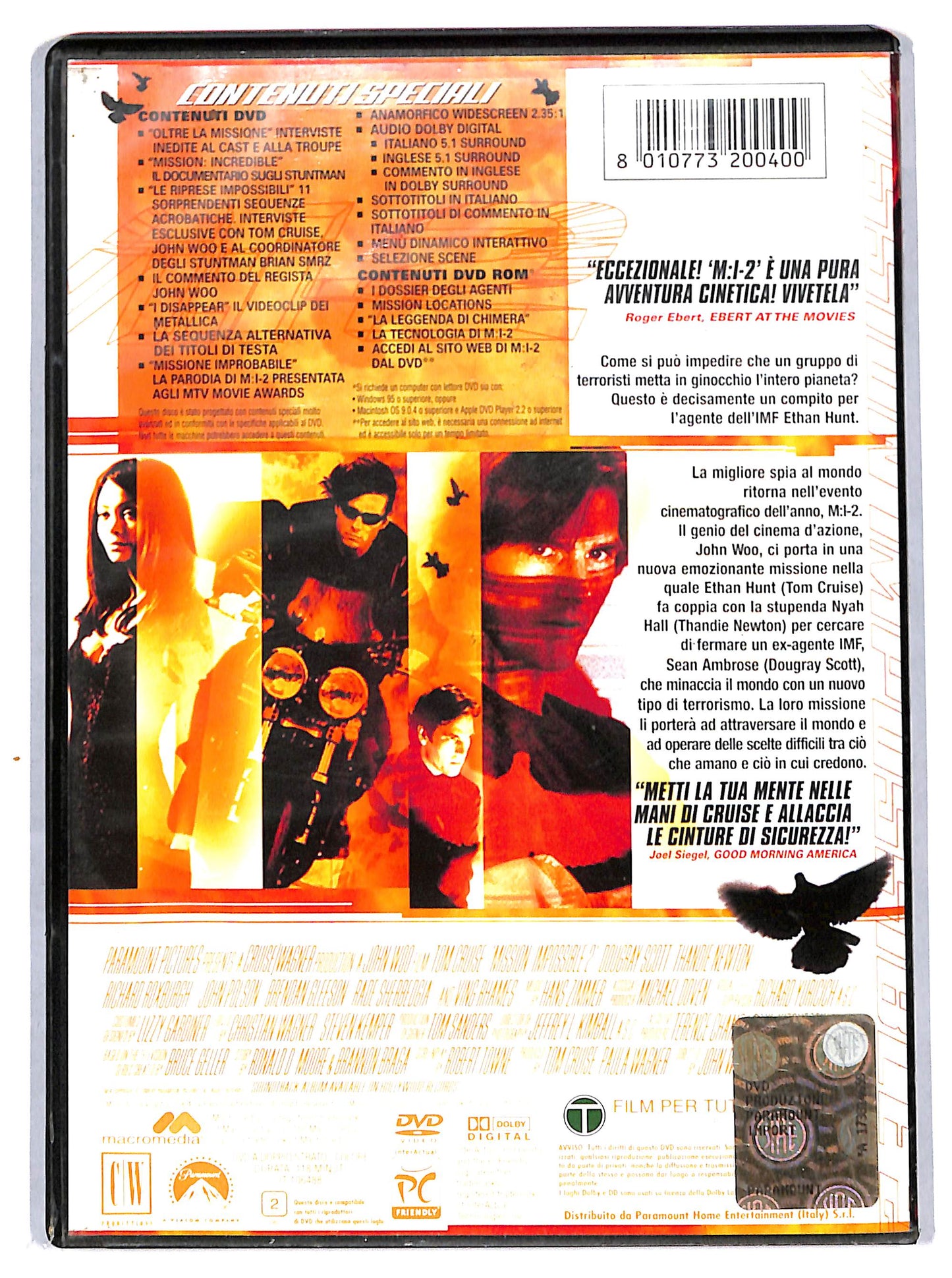 EBOND mission impossible 2 DVD D711406