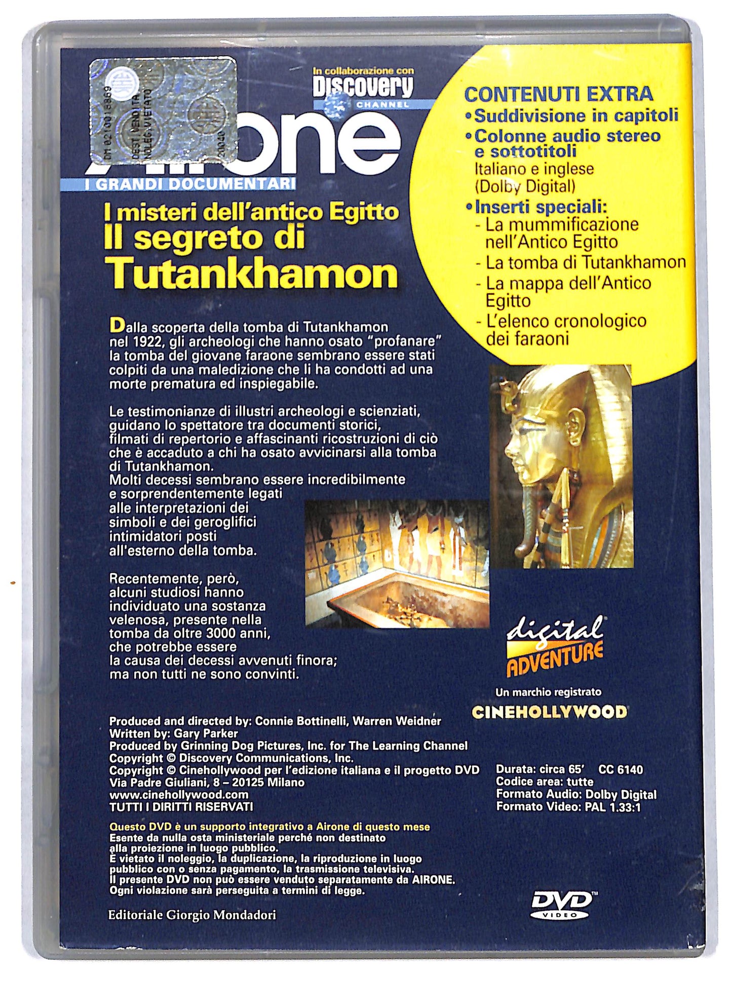 EBOND Il segreto di Tutankhamon  EDITORIALE DVD D711427