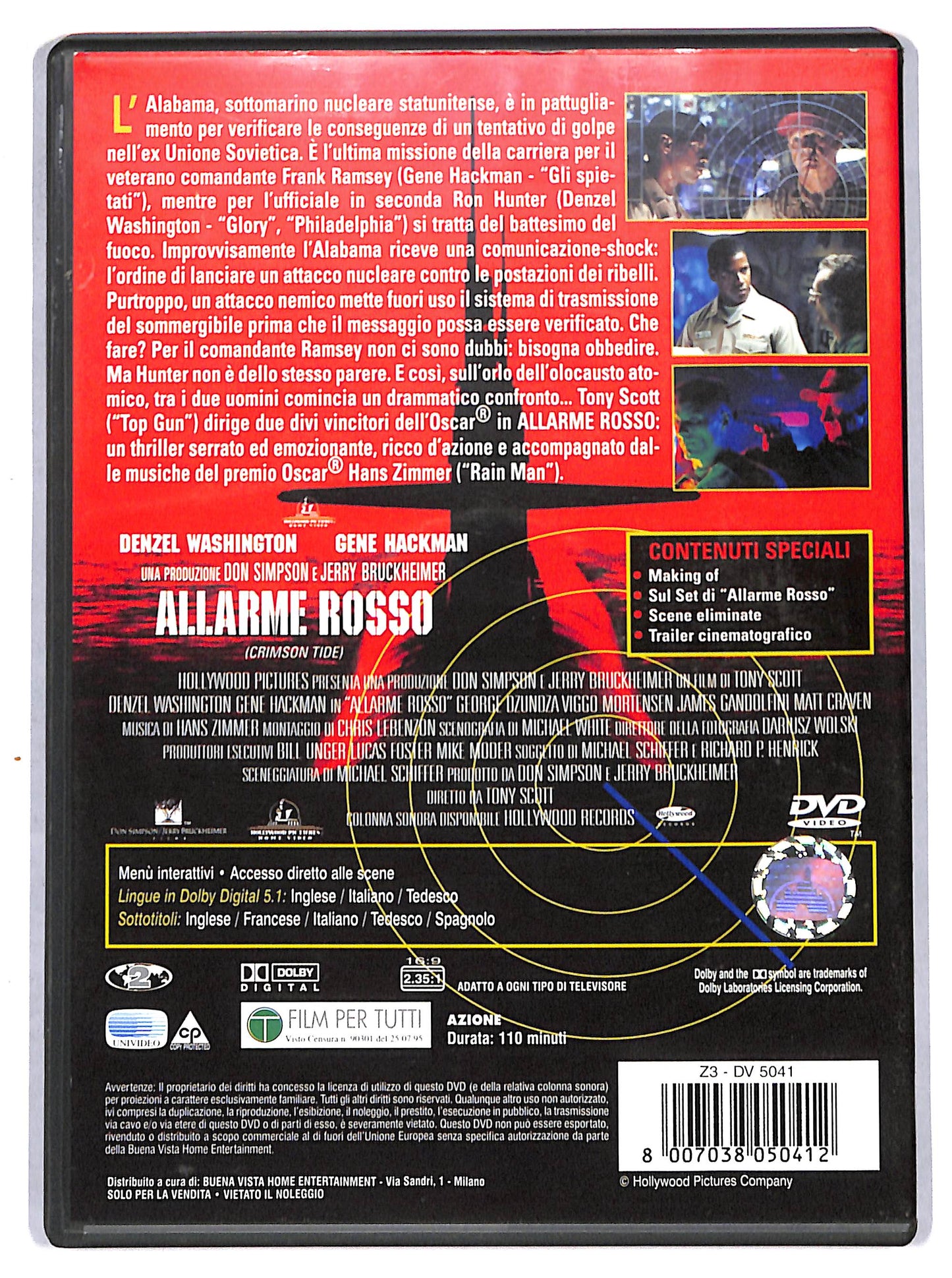EBOND allarme rosso  EDIZIONE SPECIALE DVD D711511