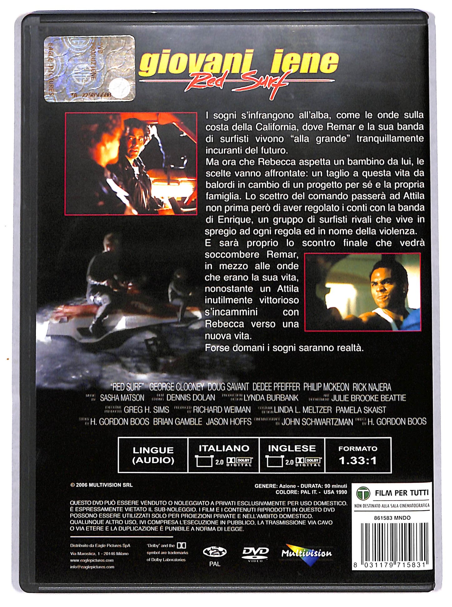 EBOND giovani iene - red surf DVD D711551