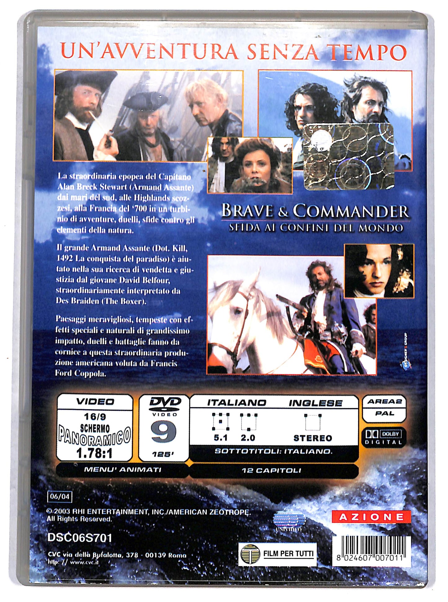 EBOND Brave & commander - sfida ai confini del mare DVD D711660