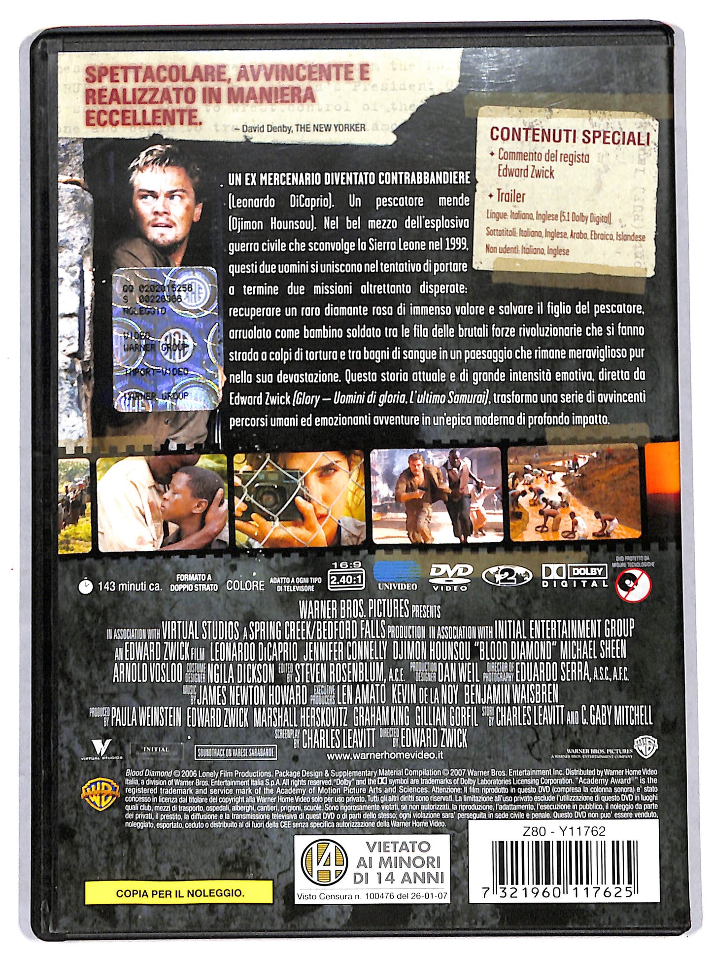 EBOND Blood Diamond - Diamanti di sangue  NOLEGGIO DVD D711706