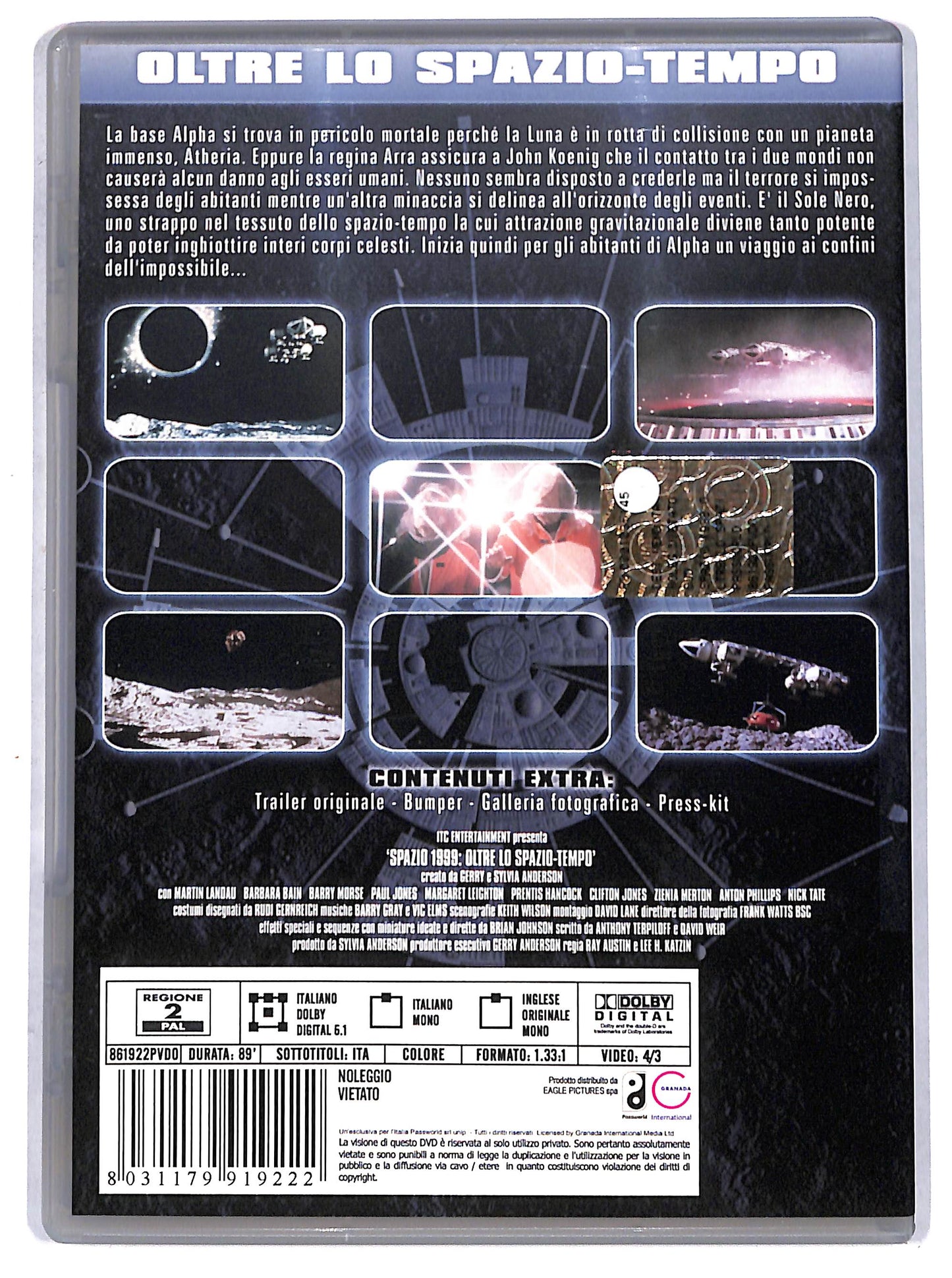 EBOND spazio 1999 - oltre lo spazio - tempo DVD D711815