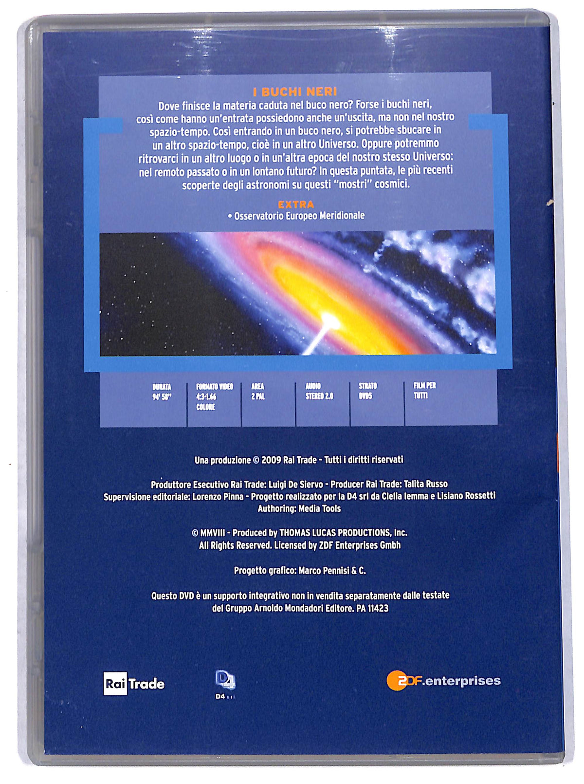EBOND viaggio nella scienza 23, i buchi neri  EDITORIALE DVD D711823