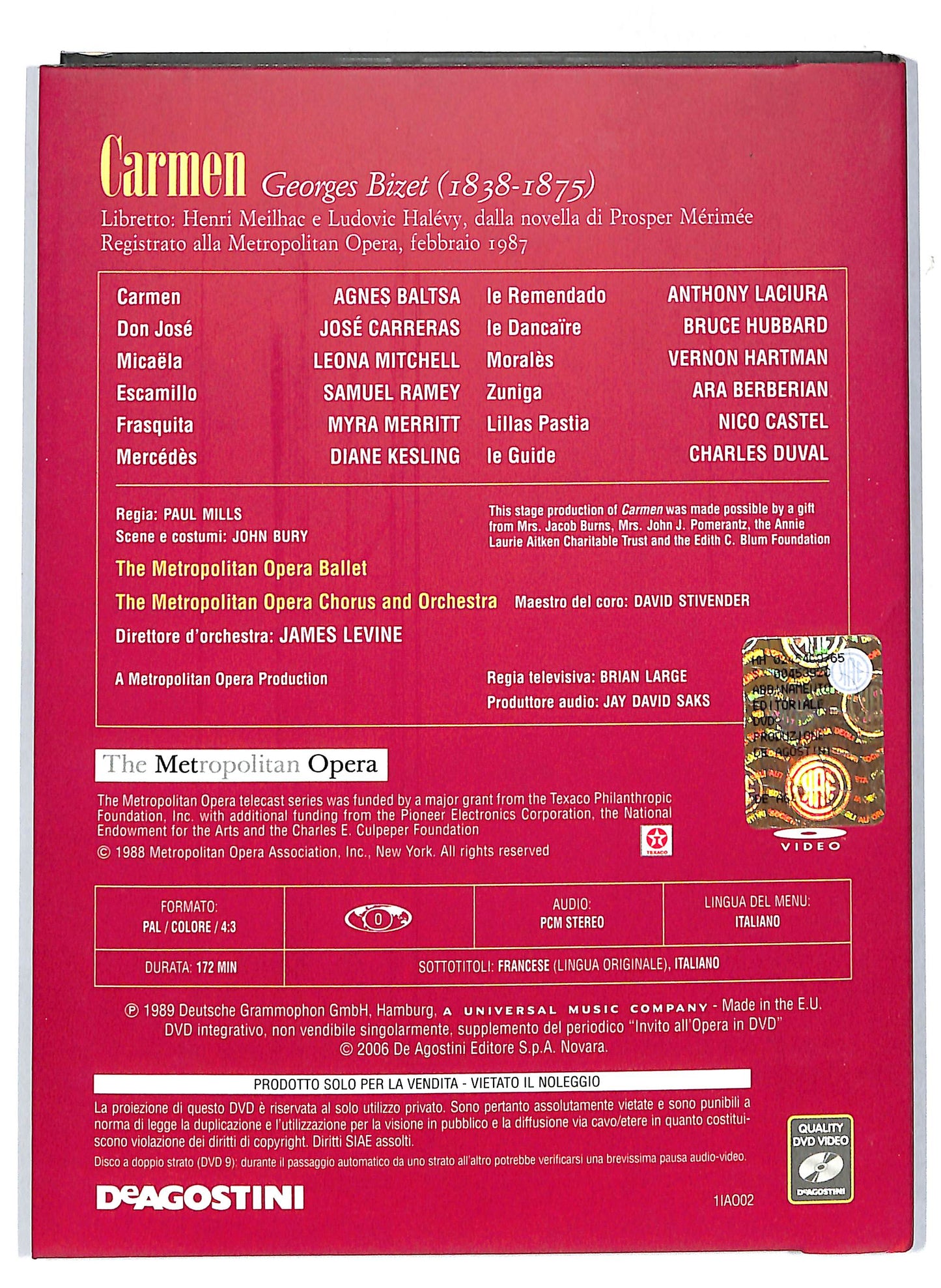EBOND Invito all'Opera - Carmen Volume 2 EDITORIALE DVD D711948