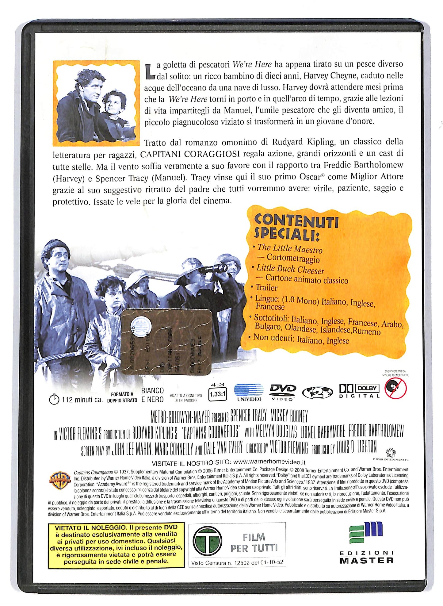 EBOND Capitani coraggiosi EDITORIALE DVD D712104