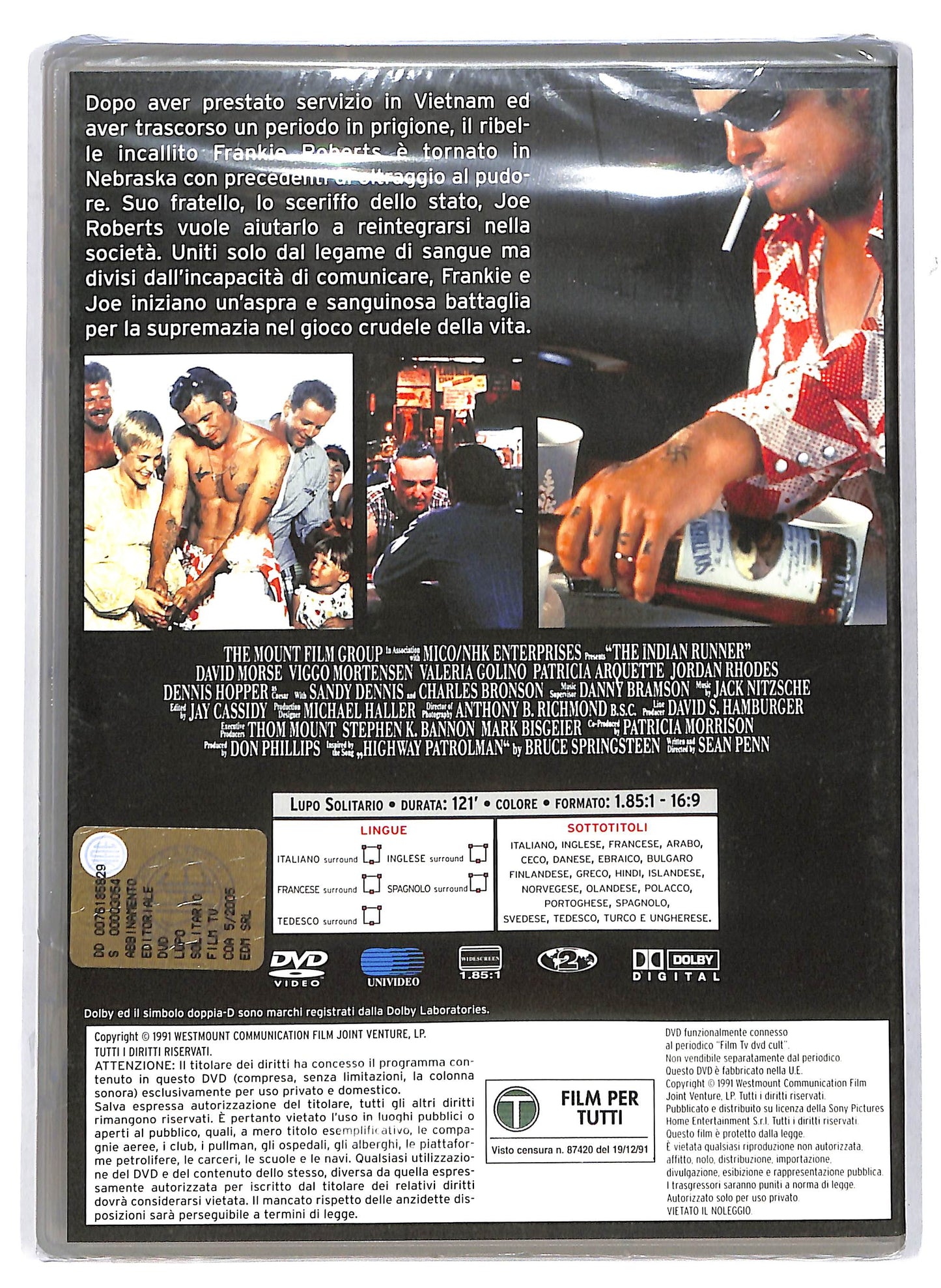 EBOND DVD 06 Cult - Lupo solitario EDITORIALE DVD D712110