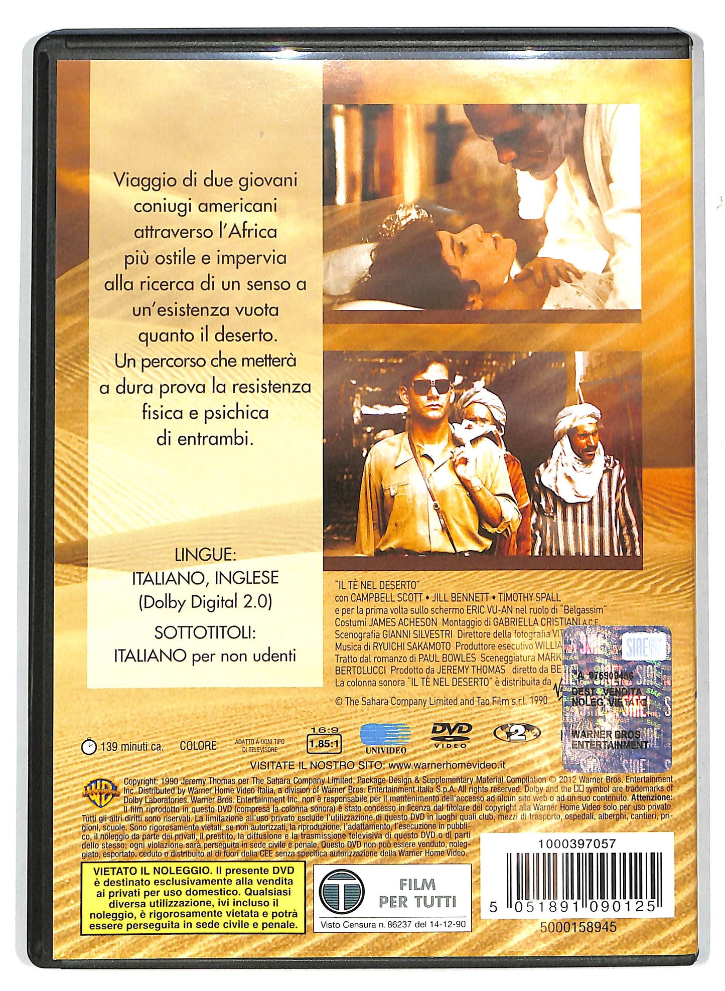 EBOND Il te' nel deserto DVD D712253