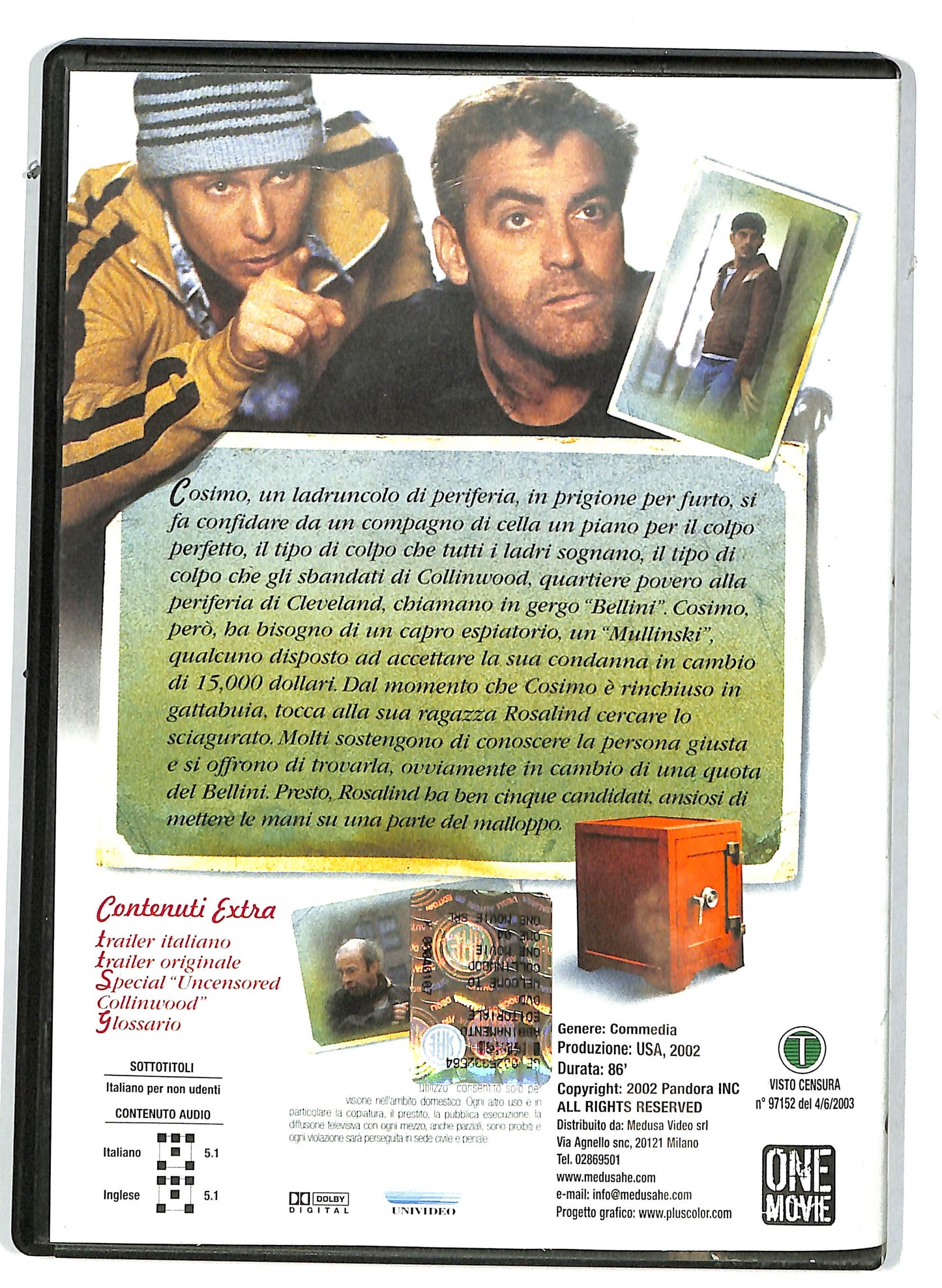 EBOND Welcome to Collinwood EDITORIALE DVD D712347