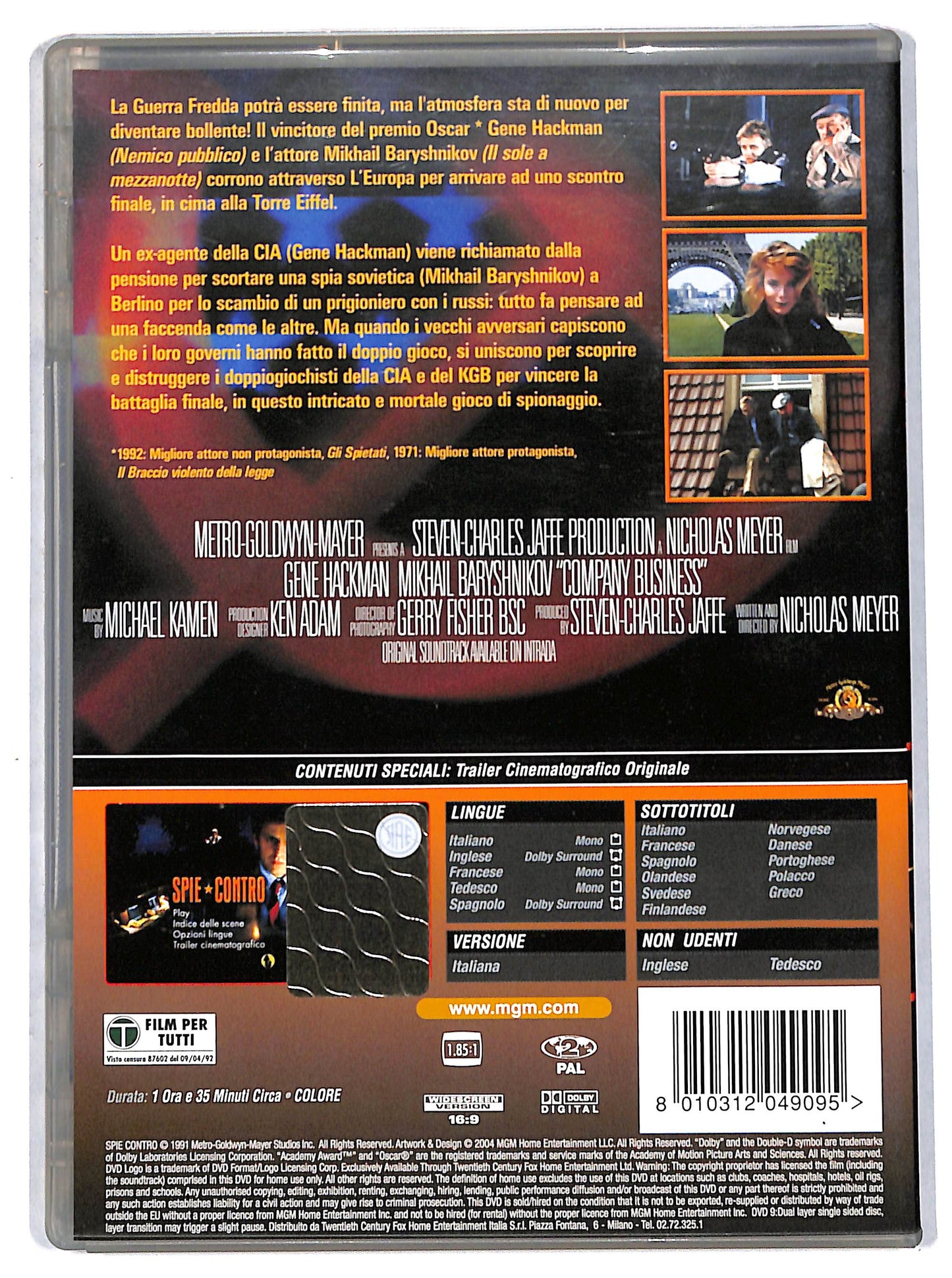 EBOND spie contro DVD D712522