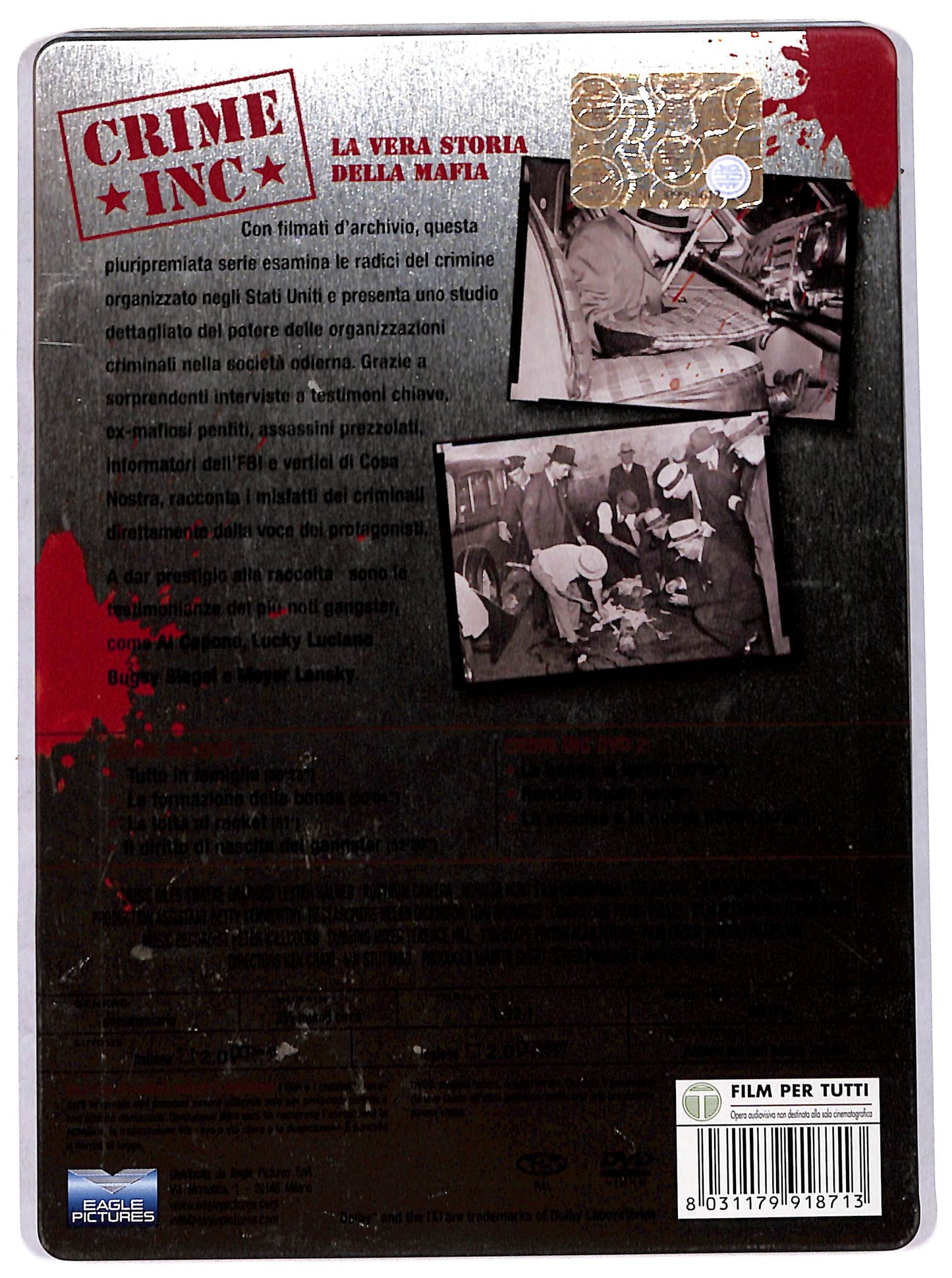 EBOND crime inc STEELBOOK DVD D712652