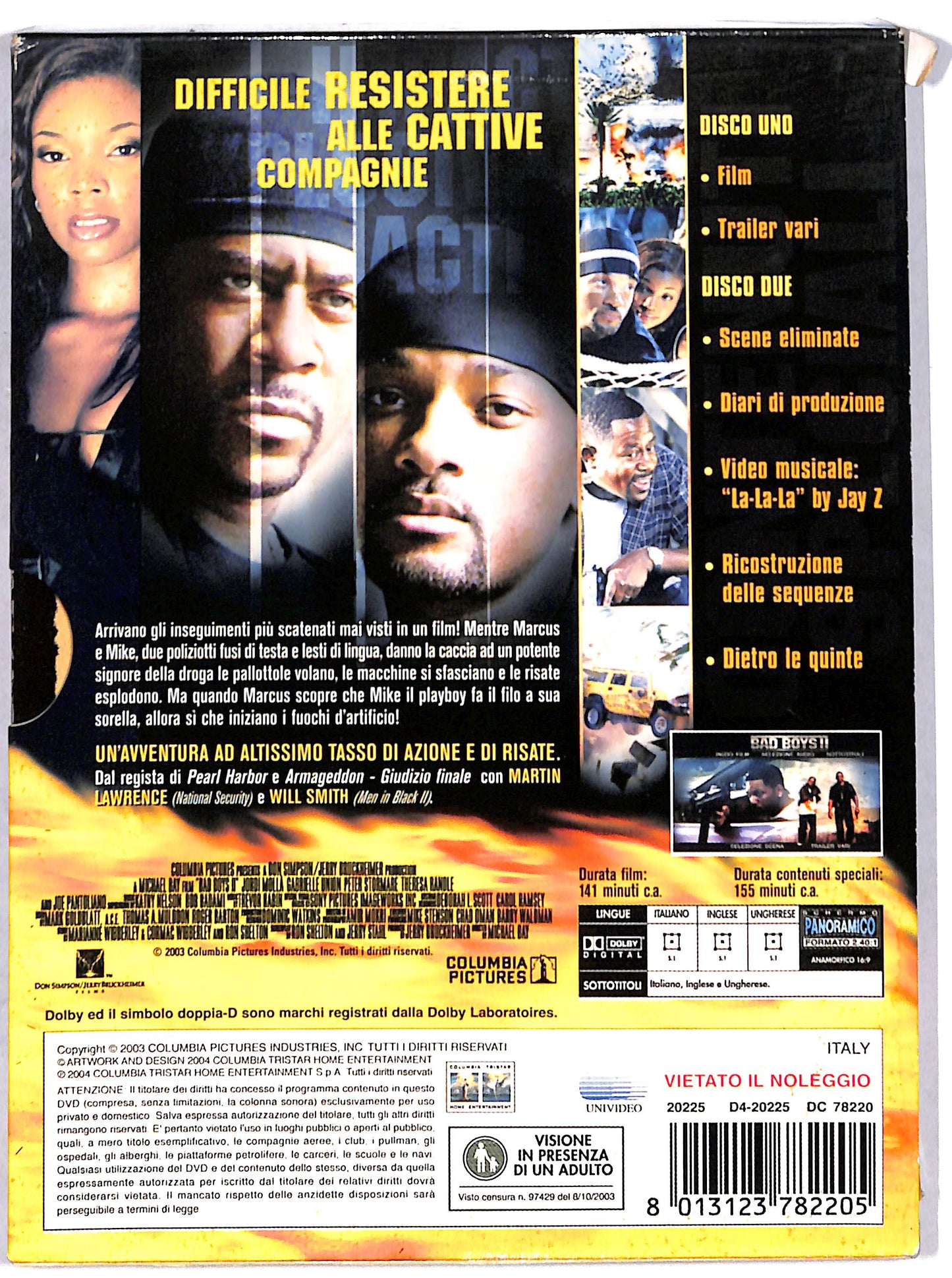 EBOND bad boys II  DIGIPACK DVD D712657